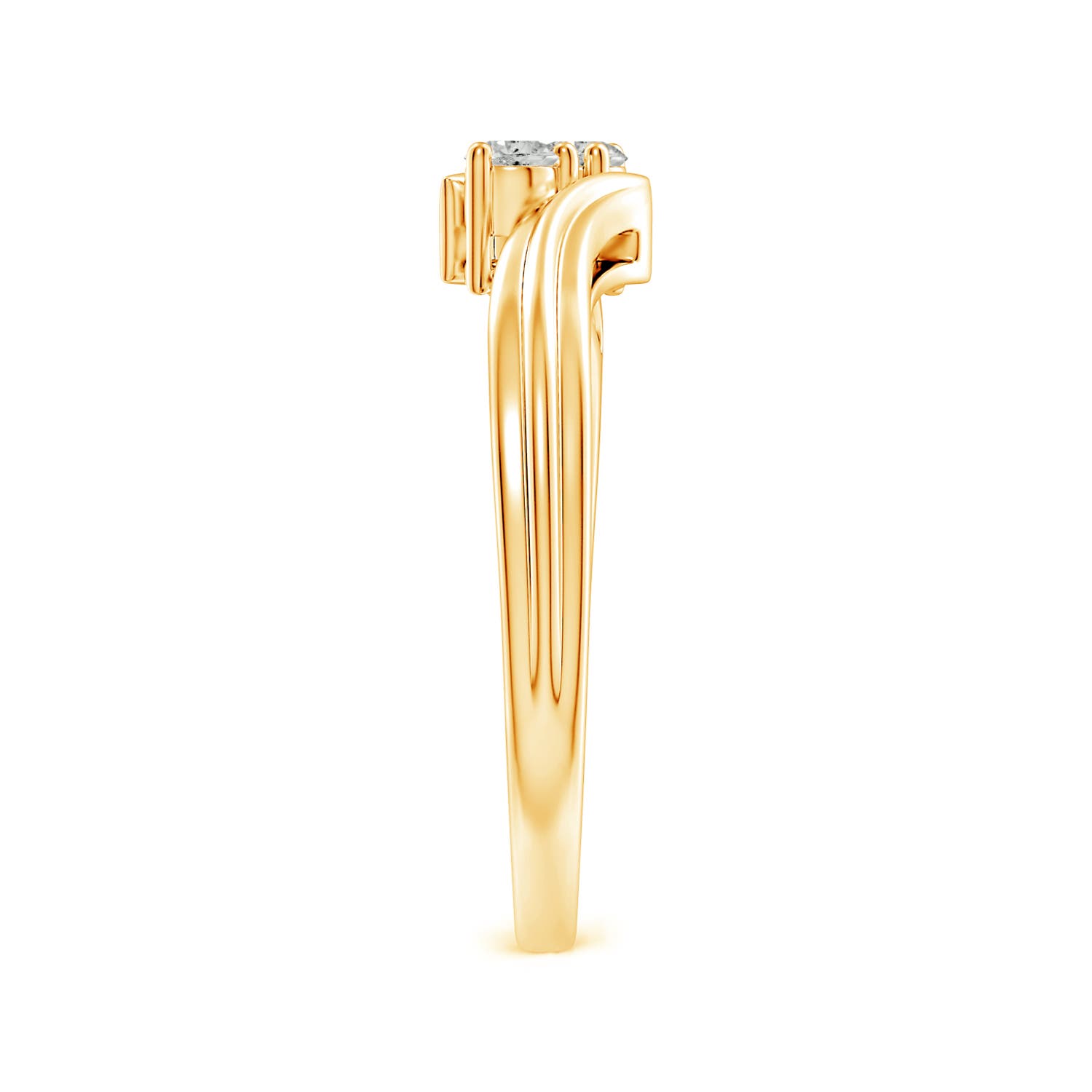 K, I3 / 0.16 CT / 14 KT Yellow Gold