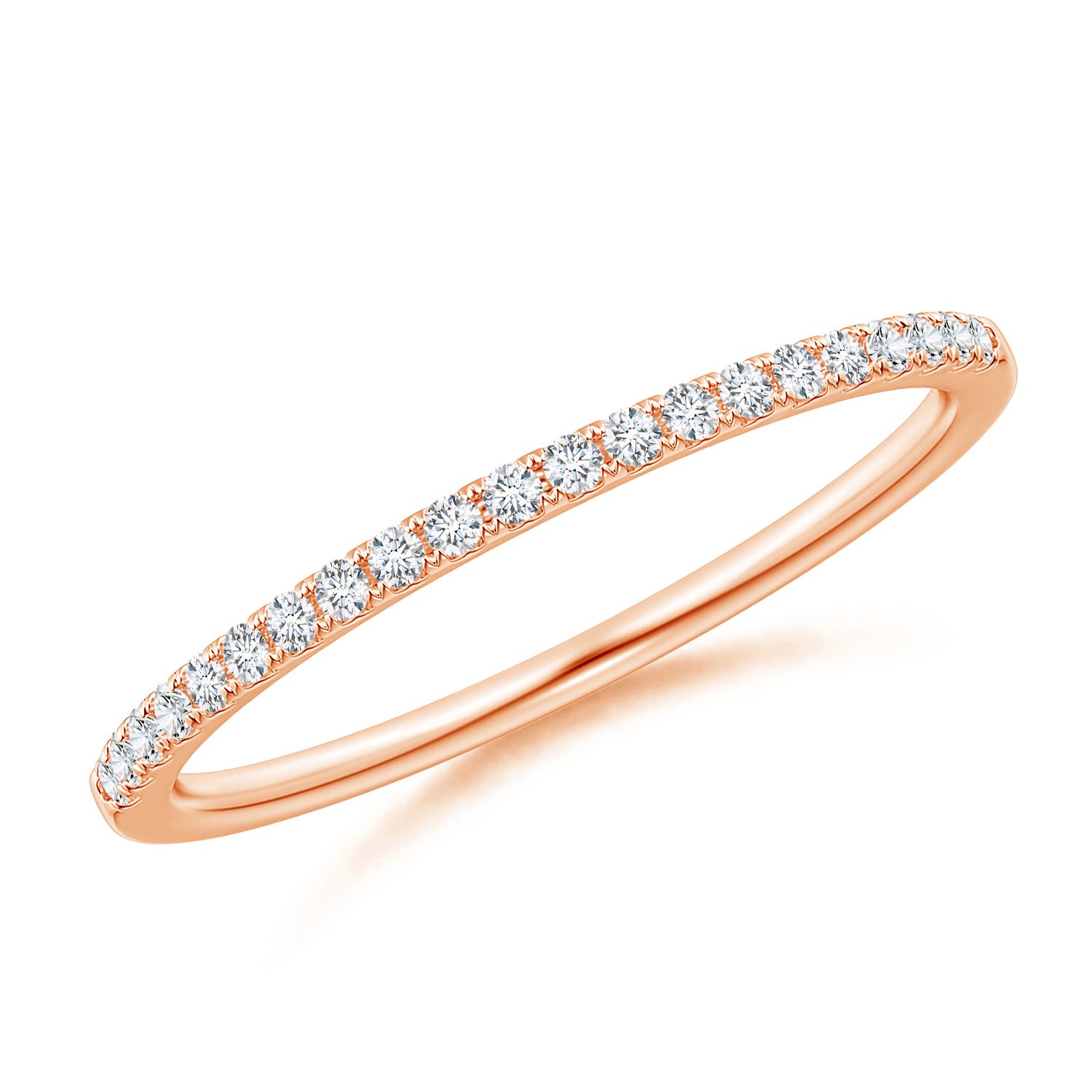 G, VS2 / 0.11 CT / 14 KT Rose Gold