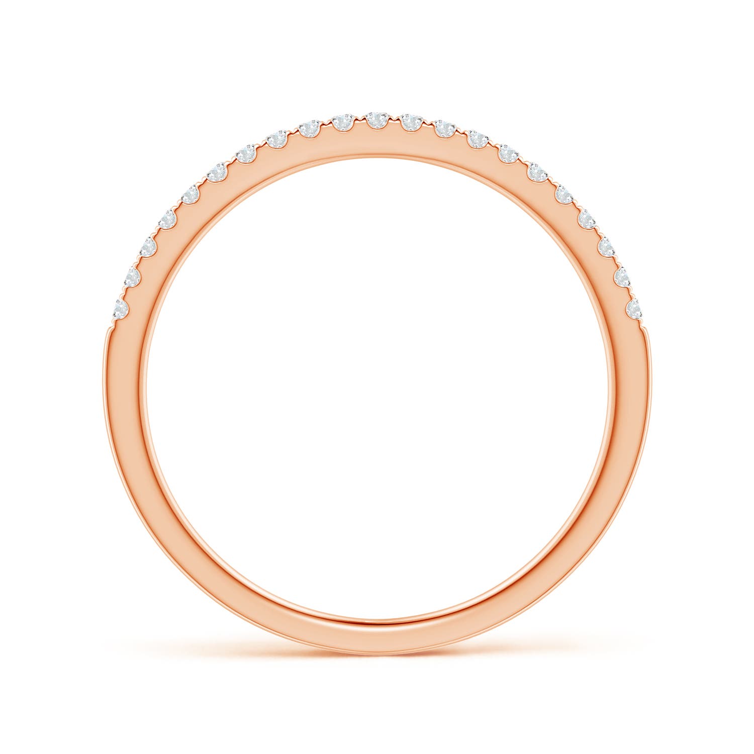 G, VS2 / 0.11 CT / 14 KT Rose Gold