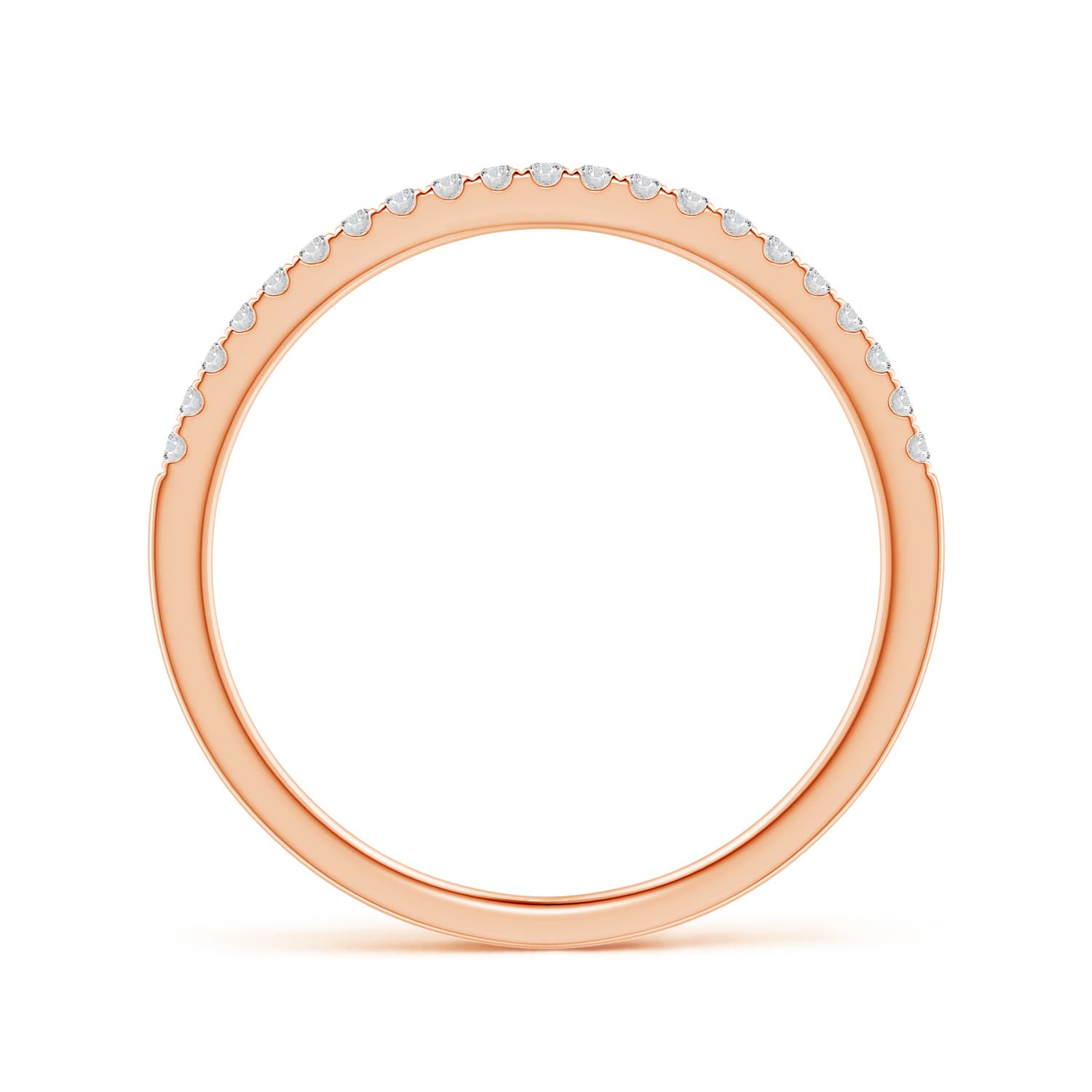 H, SI2 / 0.11 CT / 14 KT Rose Gold