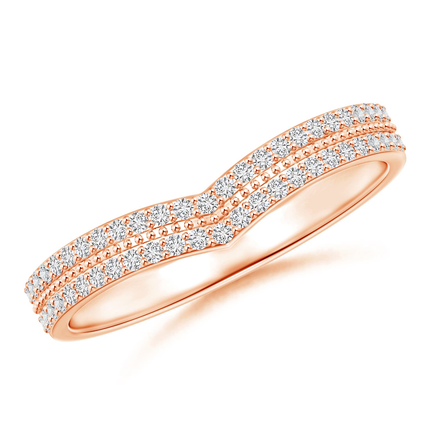 H, SI2 / 0.25 CT / 14 KT Rose Gold