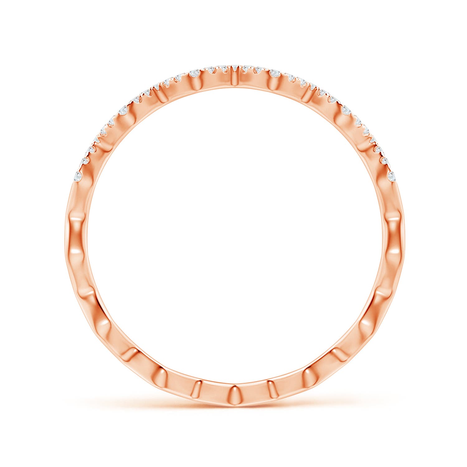 G, VS2 / 0.09 CT / 14 KT Rose Gold