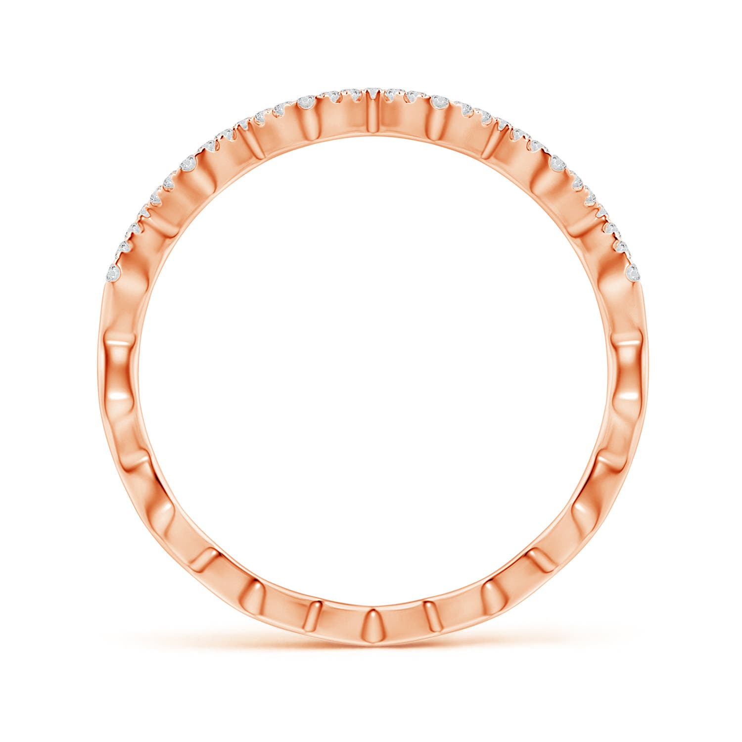 H, SI2 / 0.25 CT / 14 KT Rose Gold