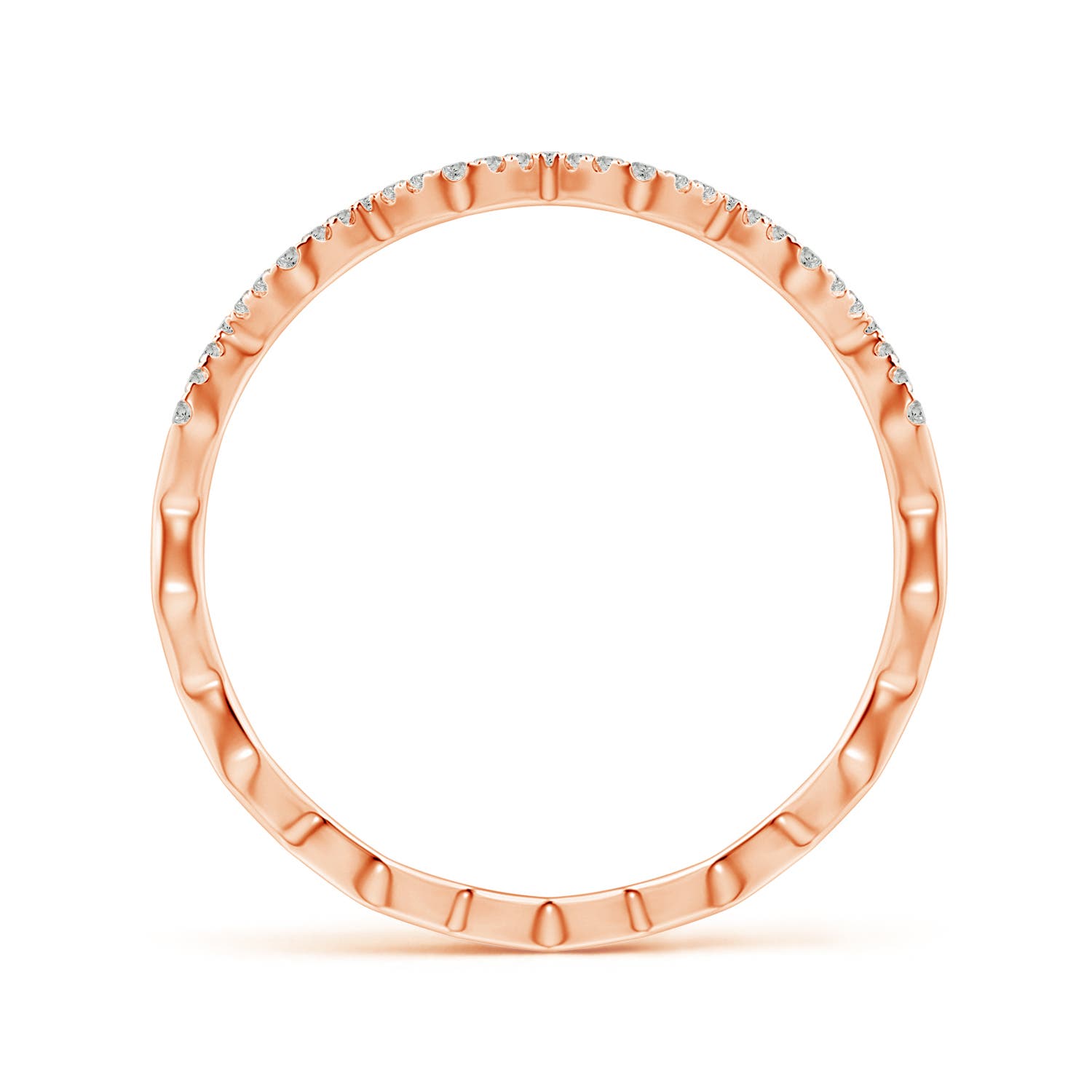 K, I3 / 0.09 CT / 14 KT Rose Gold