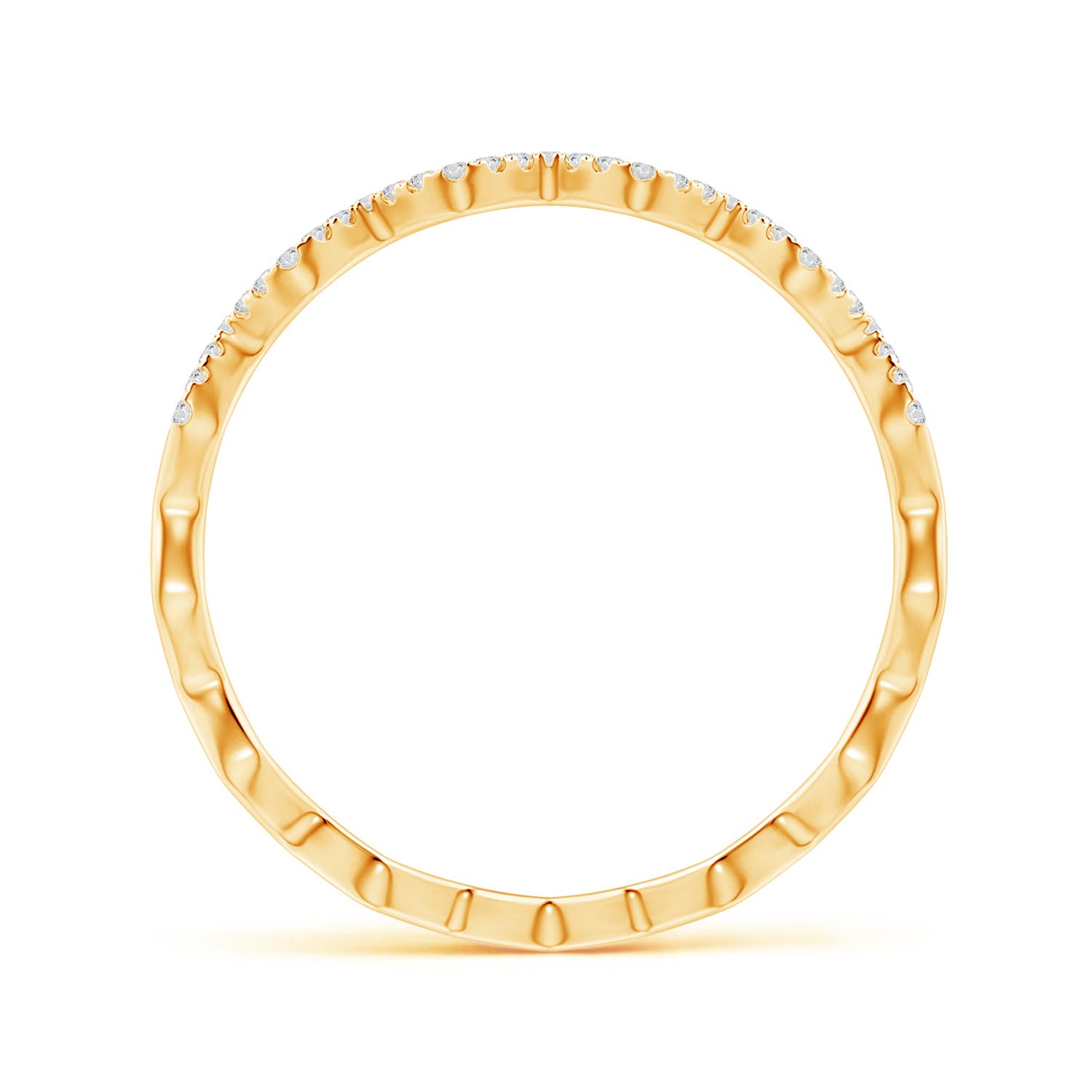 H, SI2 / 0.09 CT / 14 KT Yellow Gold