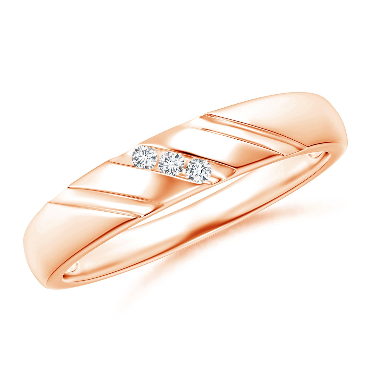 G, VS2 / 0.04 CT / 14 KT Rose Gold