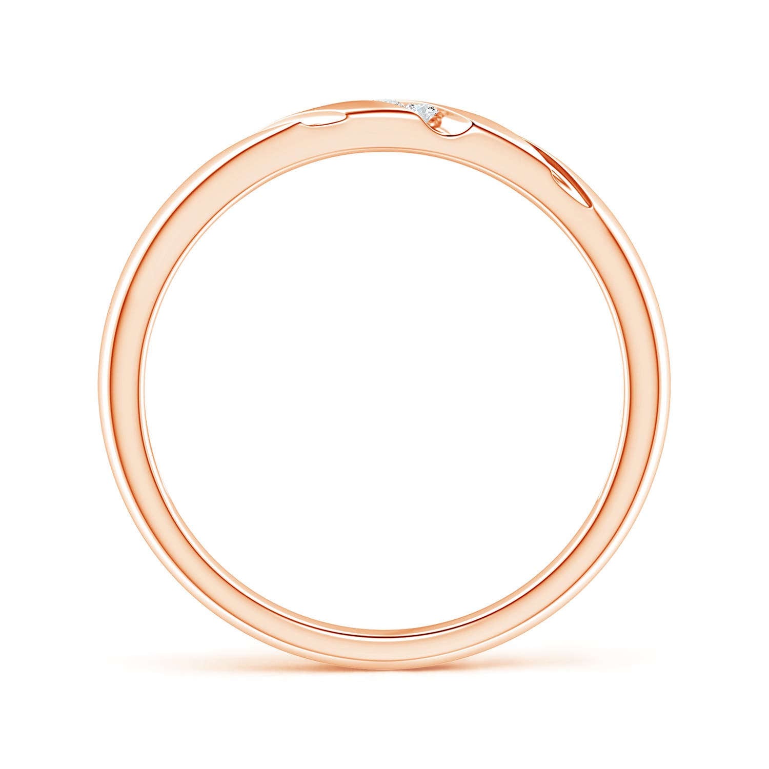 G, VS2 / 0.04 CT / 14 KT Rose Gold