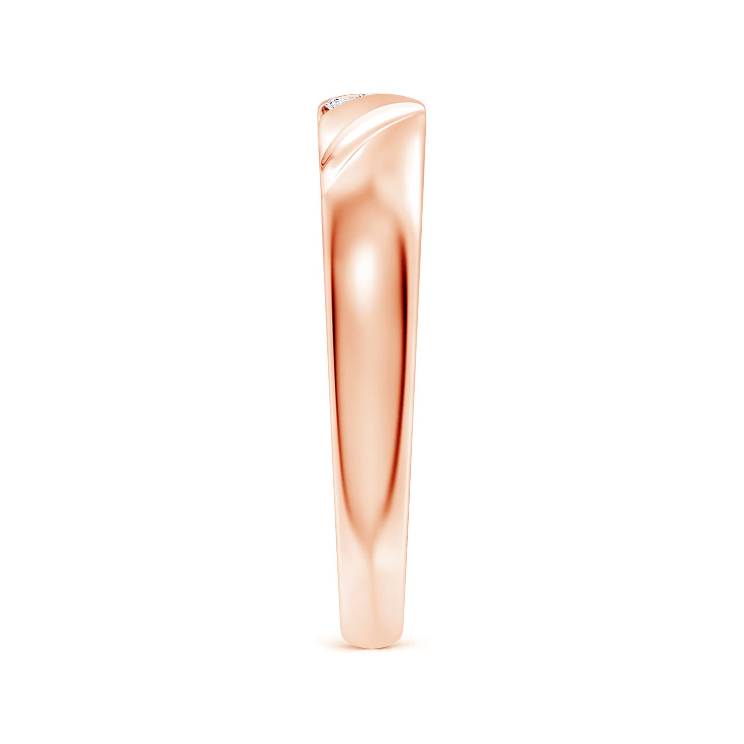 G, VS2 / 0.04 CT / 14 KT Rose Gold