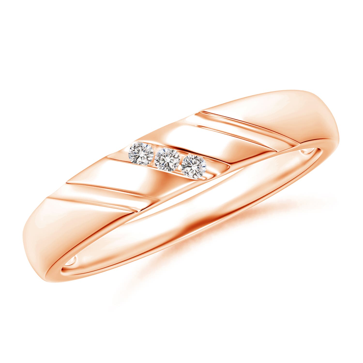 I-J, I1-I2 / 0.04 CT / 14 KT Rose Gold