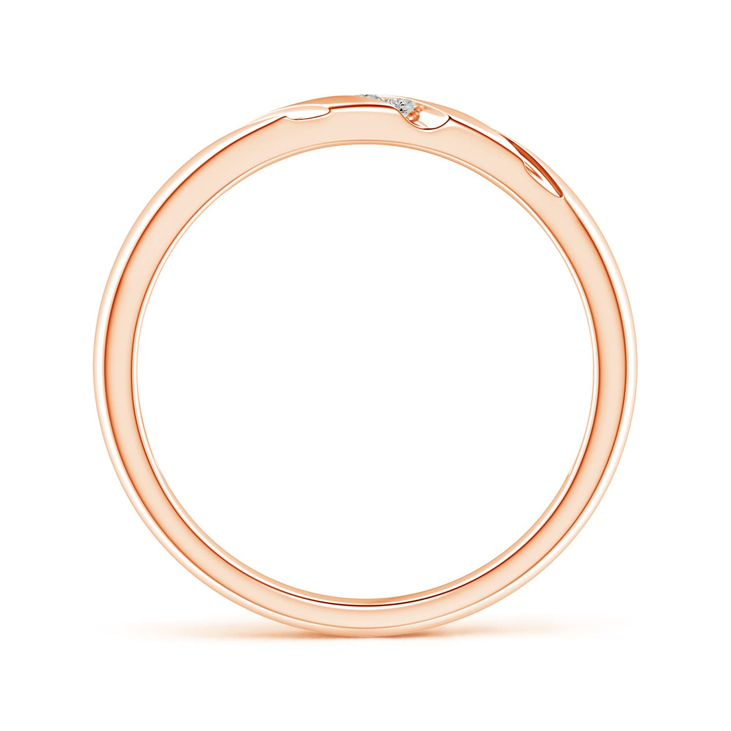 K, I3 / 0.04 CT / 14 KT Rose Gold