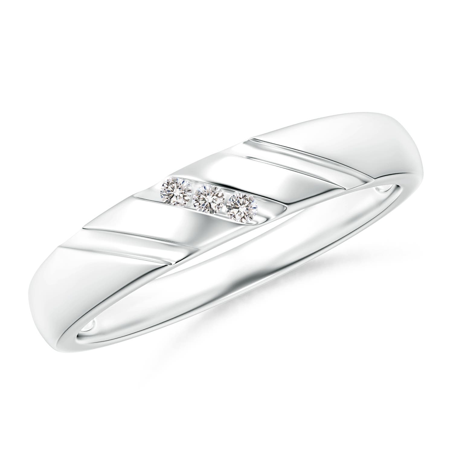 I-J, I1-I2 / 0.04 CT / 14 KT White Gold