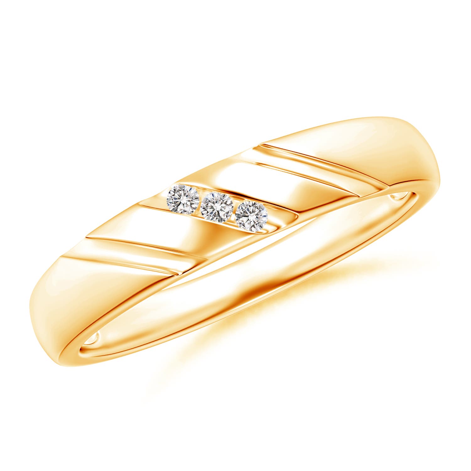 I-J, I1-I2 / 0.04 CT / 14 KT Yellow Gold