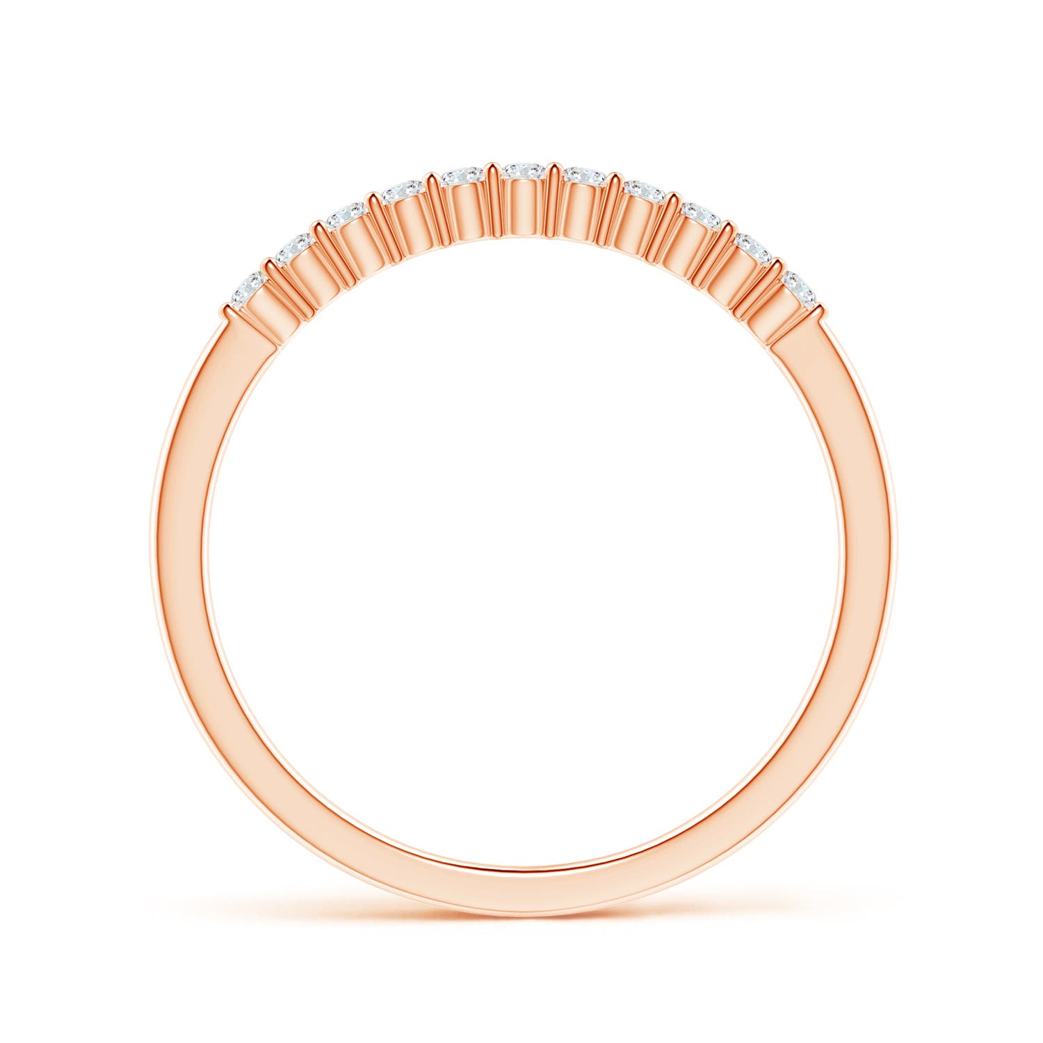 G, VS2 / 0.15 CT / 14 KT Rose Gold