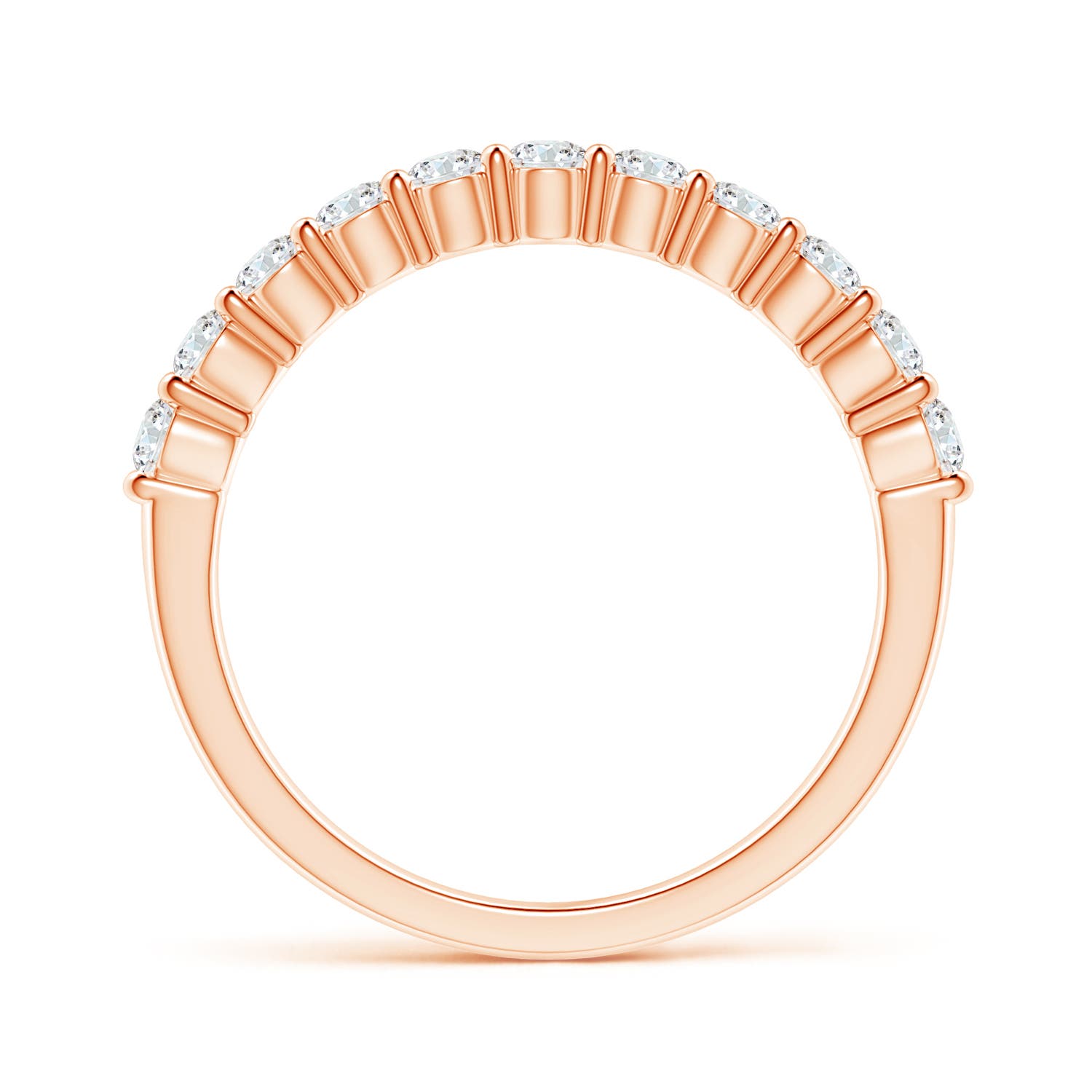 G, VS2 / 0.76 CT / 14 KT Rose Gold