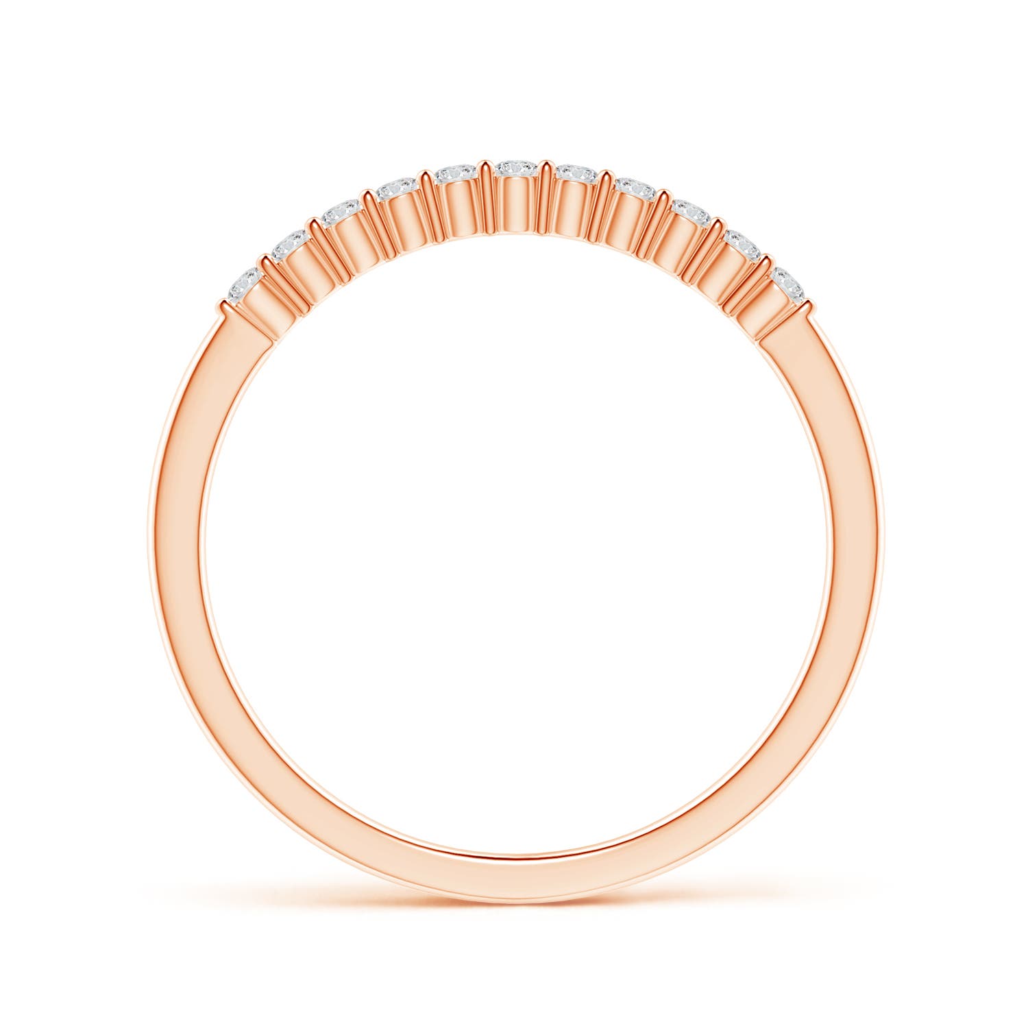 H, SI2 / 0.15 CT / 14 KT Rose Gold