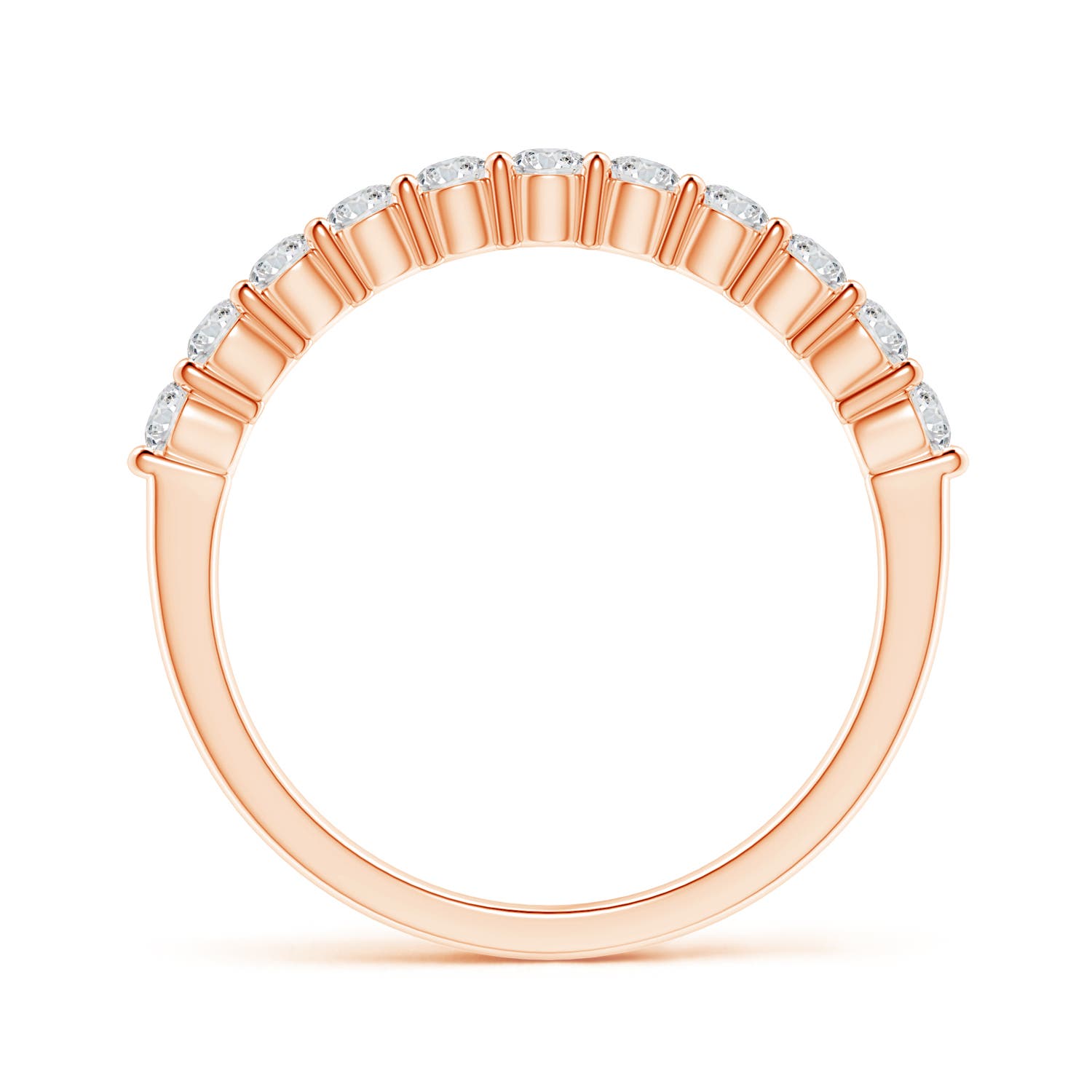 H, SI2 / 0.57 CT / 14 KT Rose Gold