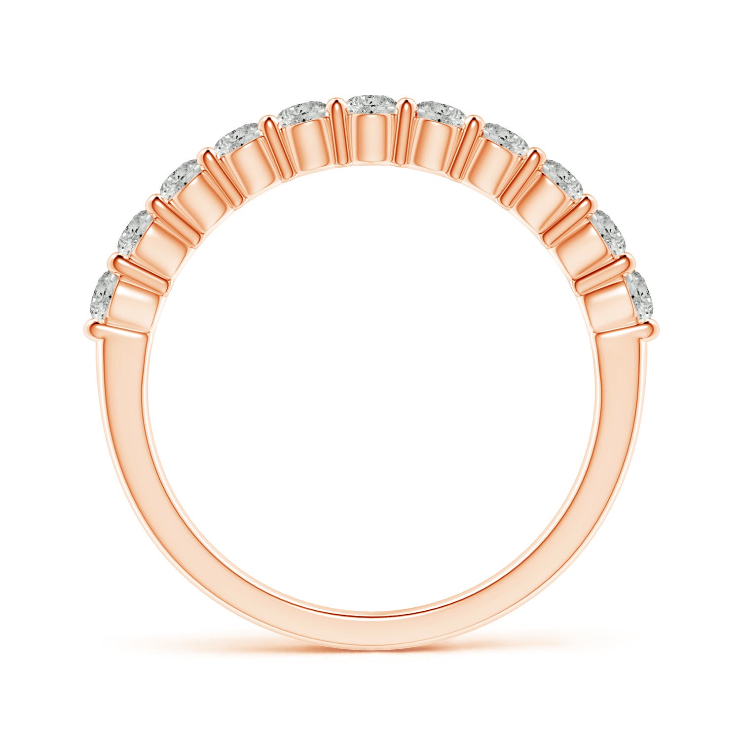 K, I3 / 0.76 CT / 14 KT Rose Gold