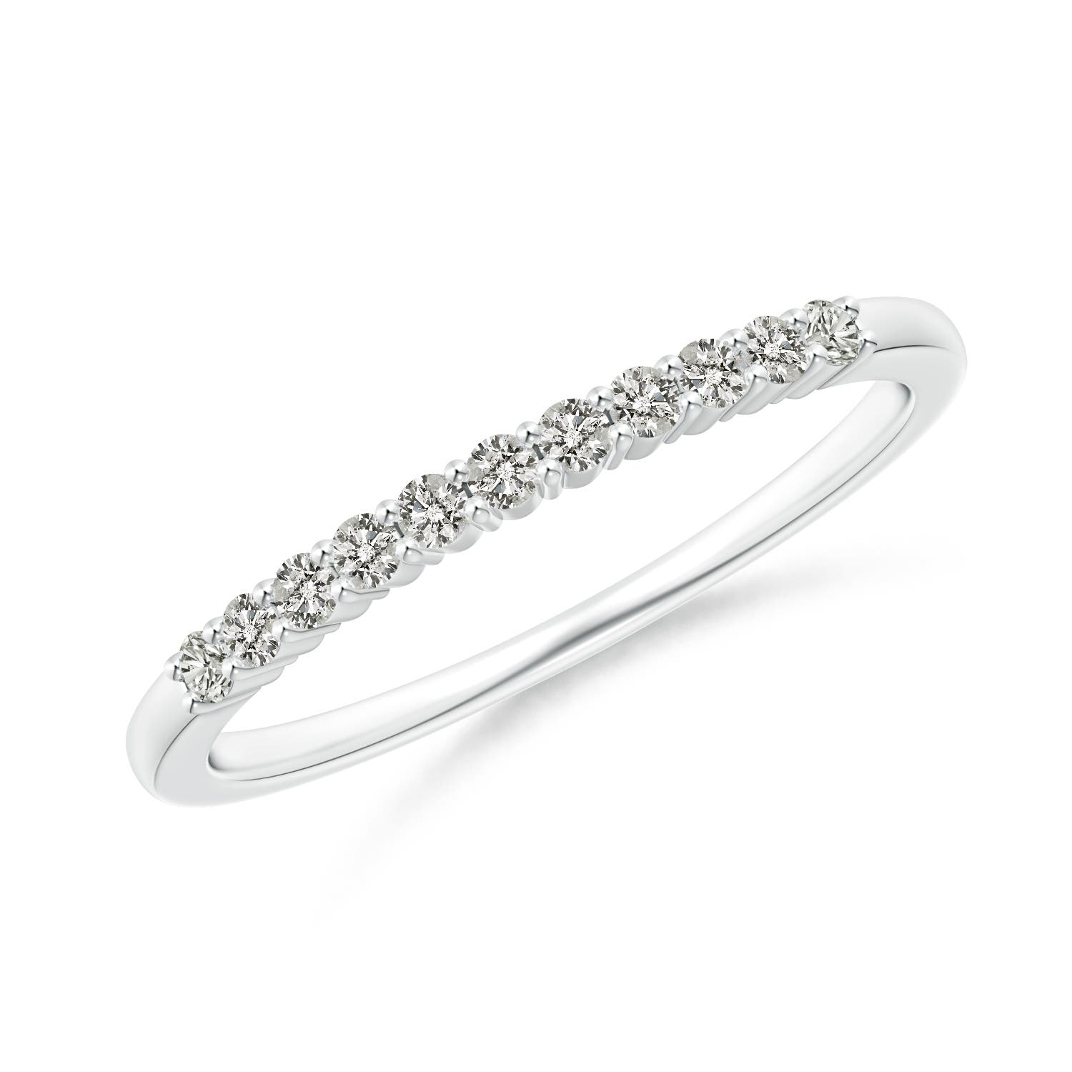 K, I3 / 0.15 CT / 14 KT White Gold