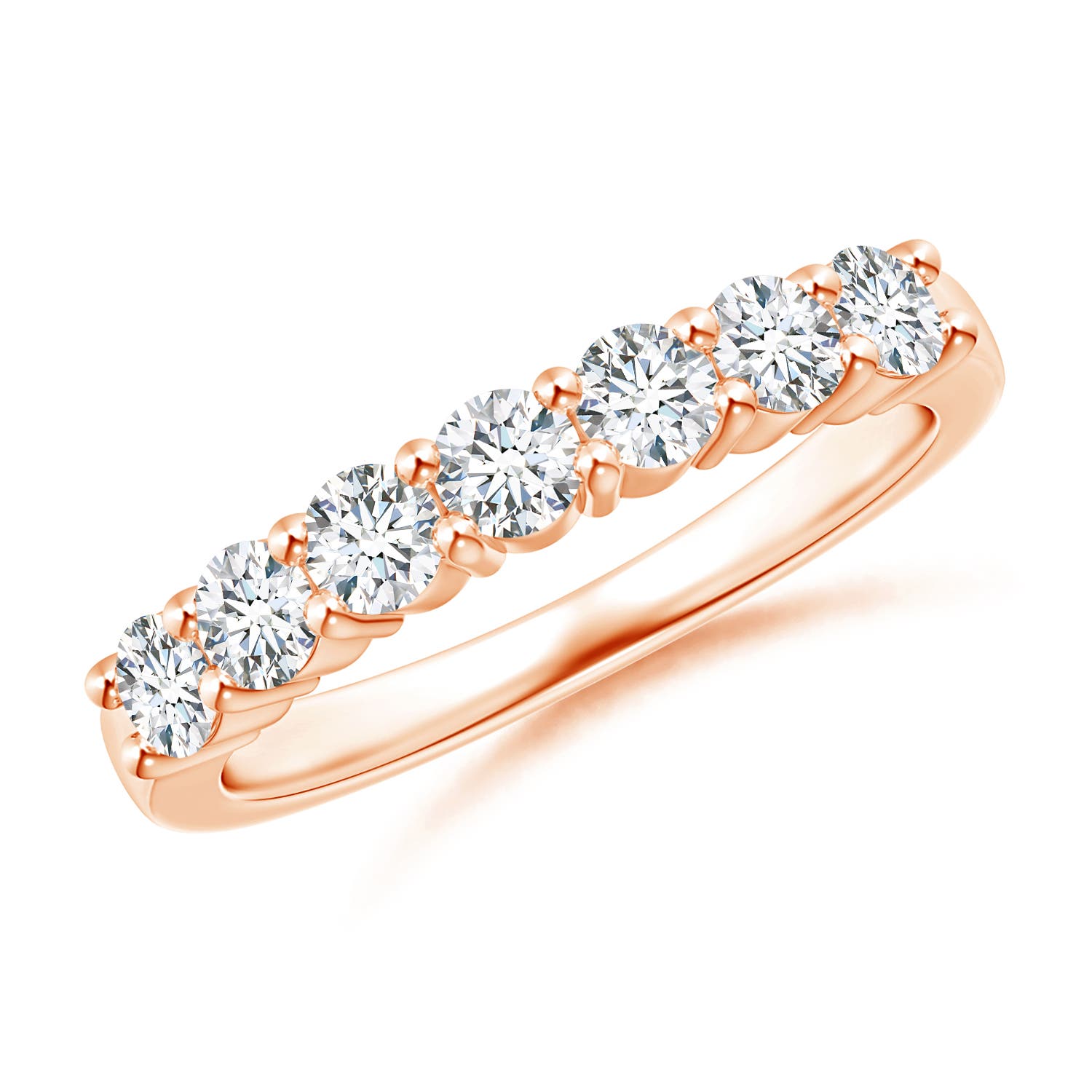 G, VS2 / 0.74 CT / 14 KT Rose Gold