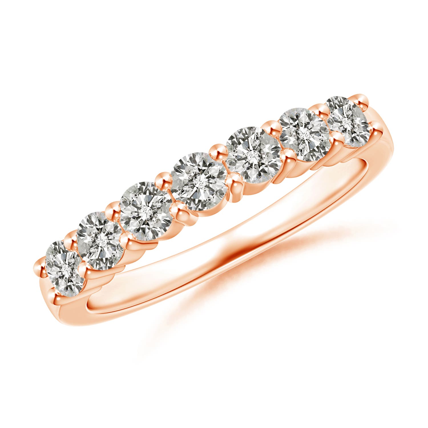 K, I3 / 0.74 CT / 14 KT Rose Gold