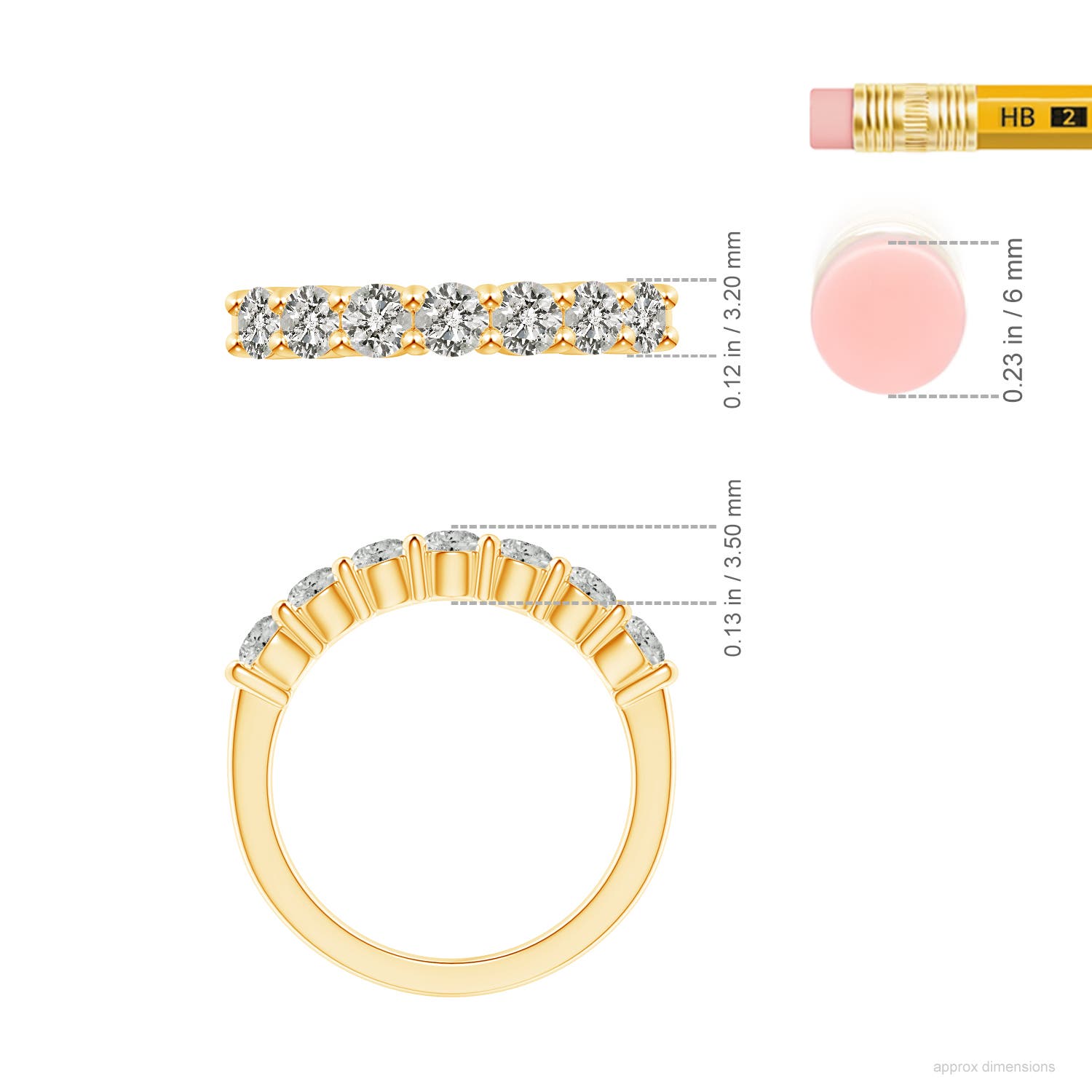 K, I3 / 1.02 CT / 14 KT Yellow Gold