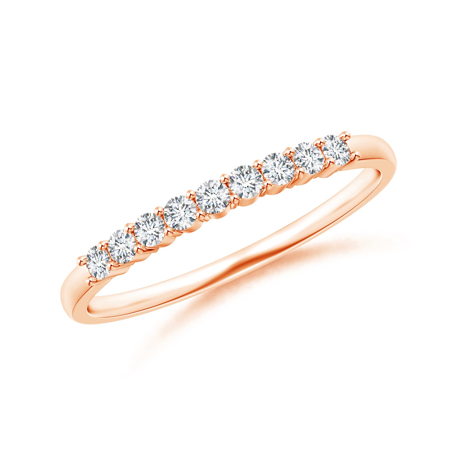 G, VS2 / 0.19 CT / 14 KT Rose Gold