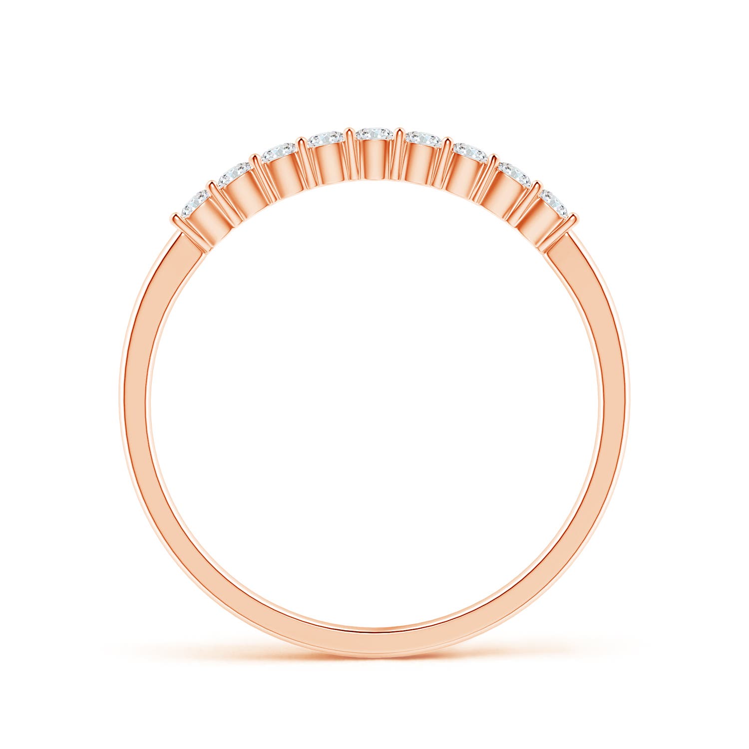 G, VS2 / 0.19 CT / 14 KT Rose Gold