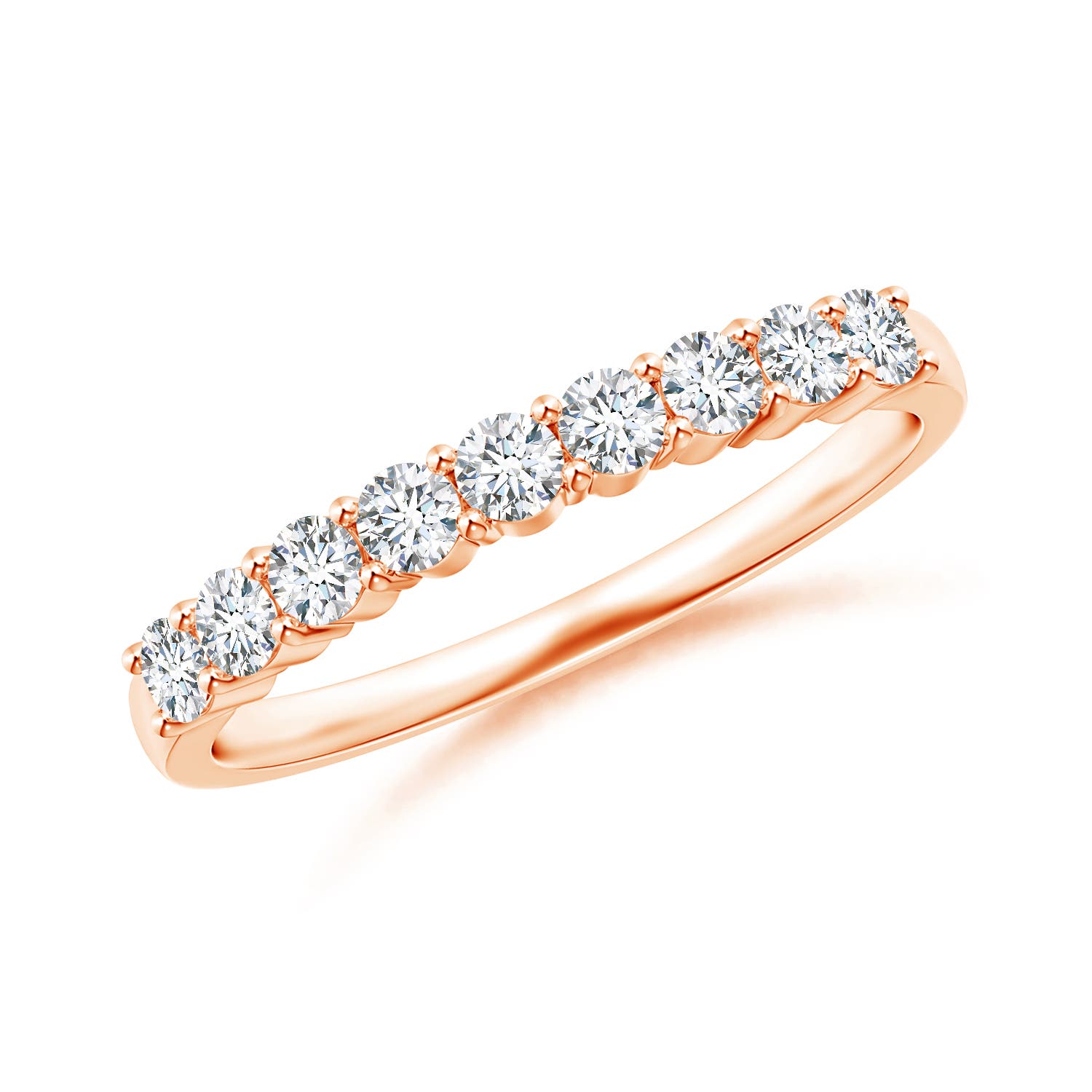 G, VS2 / 0.47 CT / 14 KT Rose Gold