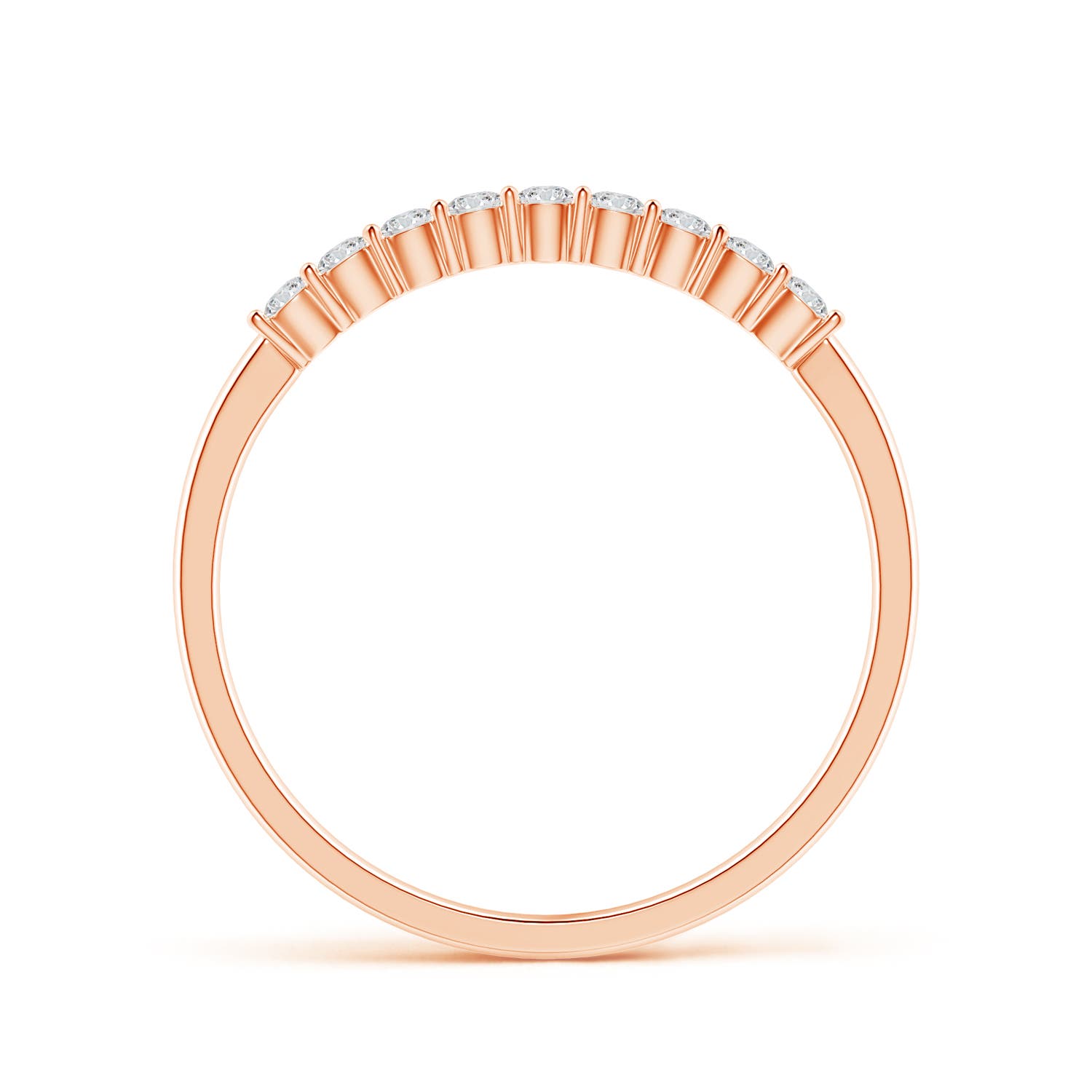 H, SI2 / 0.19 CT / 14 KT Rose Gold