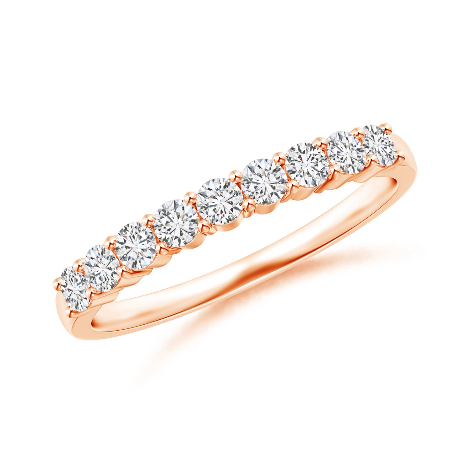 H, SI2 / 0.47 CT / 14 KT Rose Gold