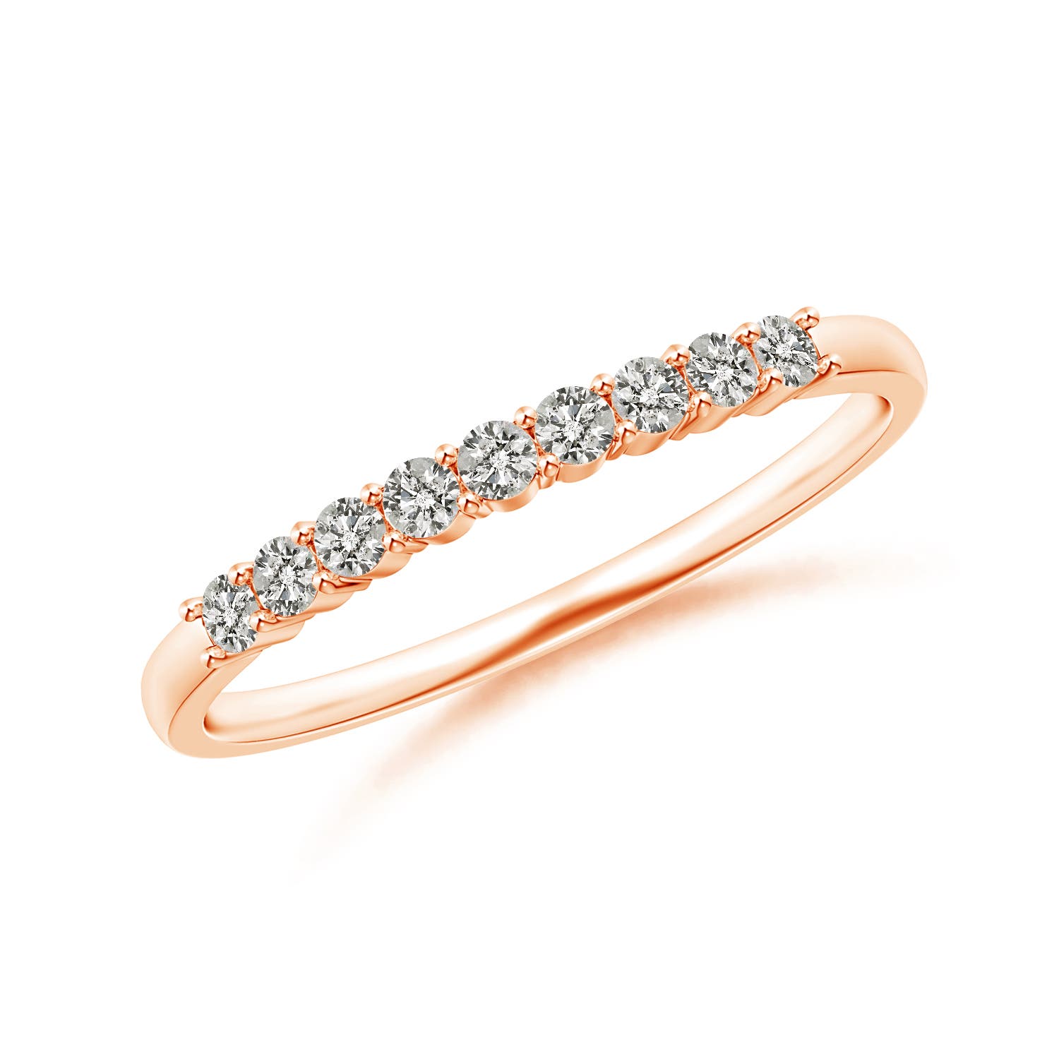 K, I3 / 0.19 CT / 14 KT Rose Gold