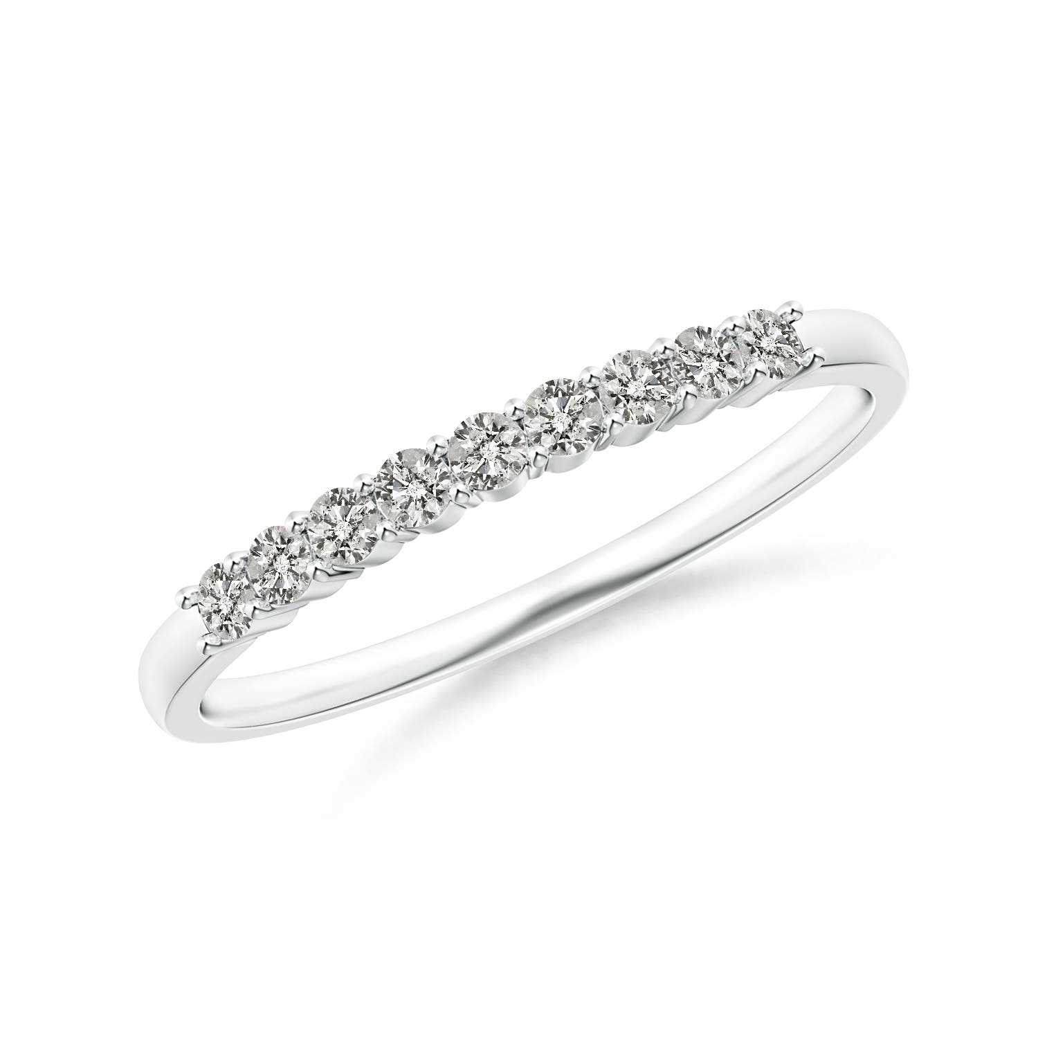 K, I3 / 0.19 CT / 14 KT White Gold