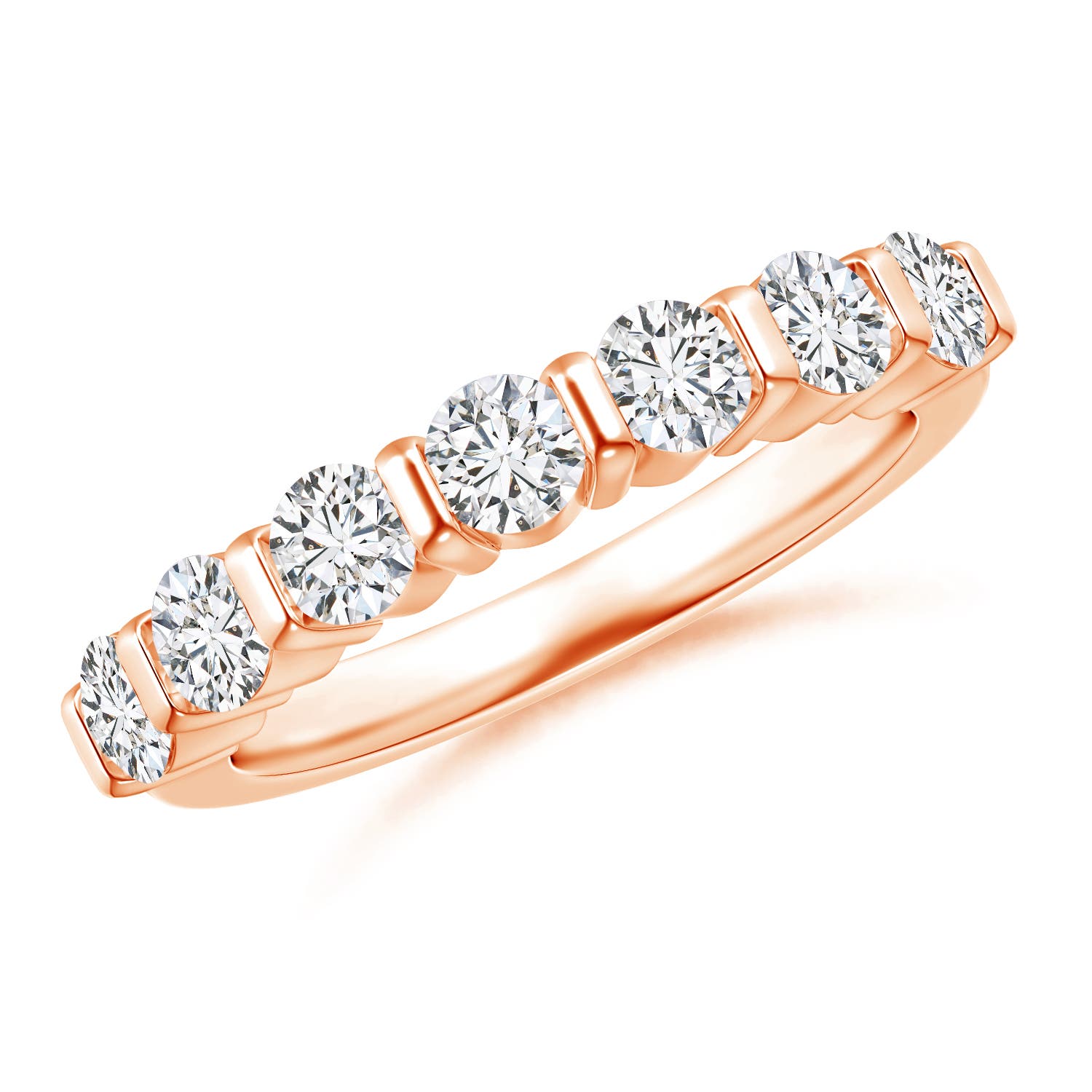 H, SI2 / 1.02 CT / 14 KT Rose Gold