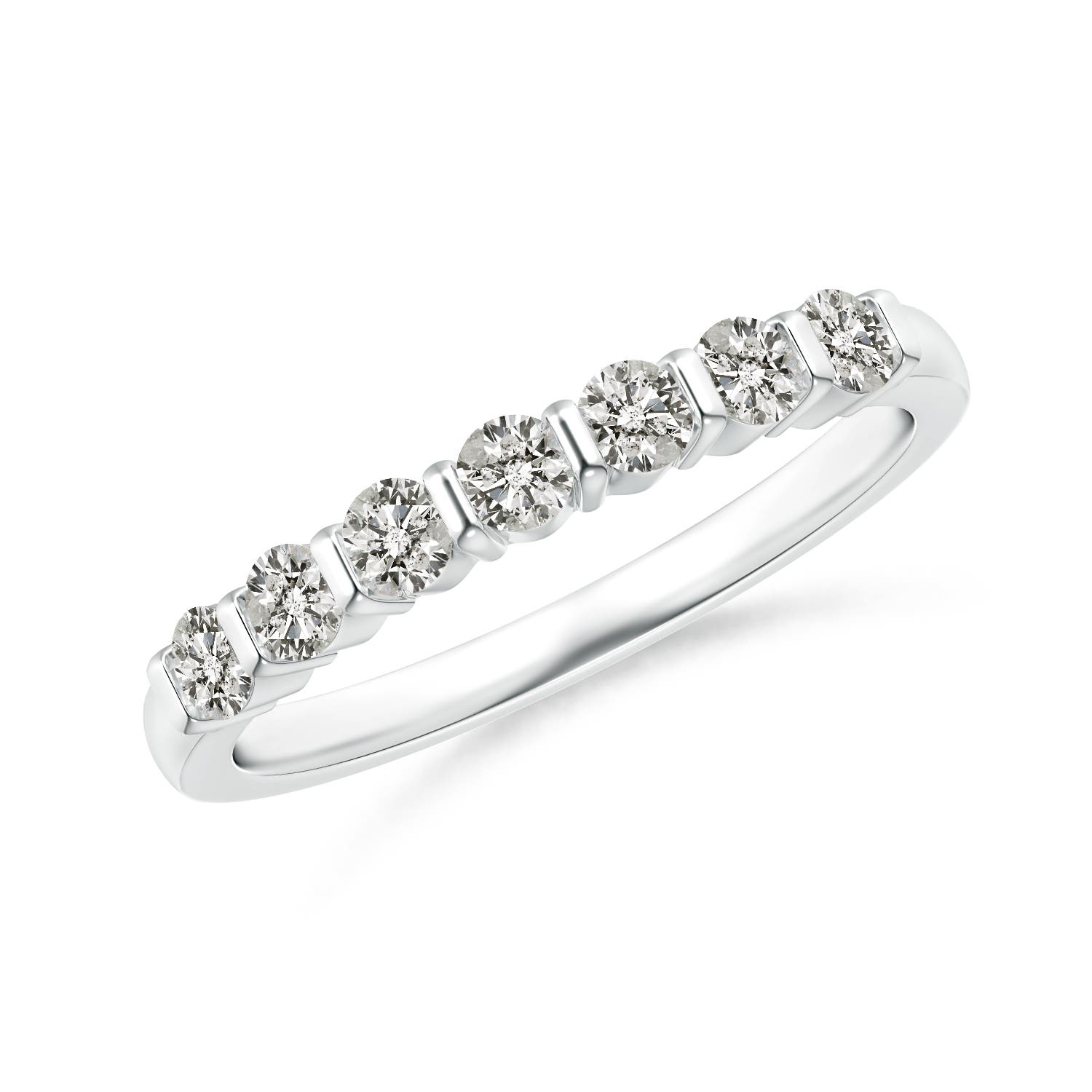 K, I3 / 0.48 CT / 14 KT White Gold