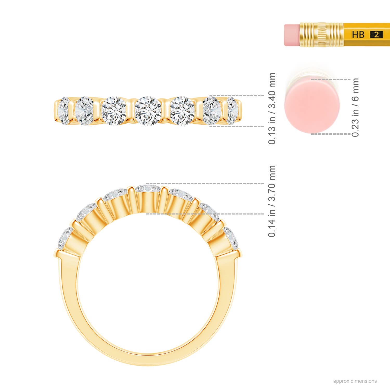 H, SI2 / 1.02 CT / 14 KT Yellow Gold