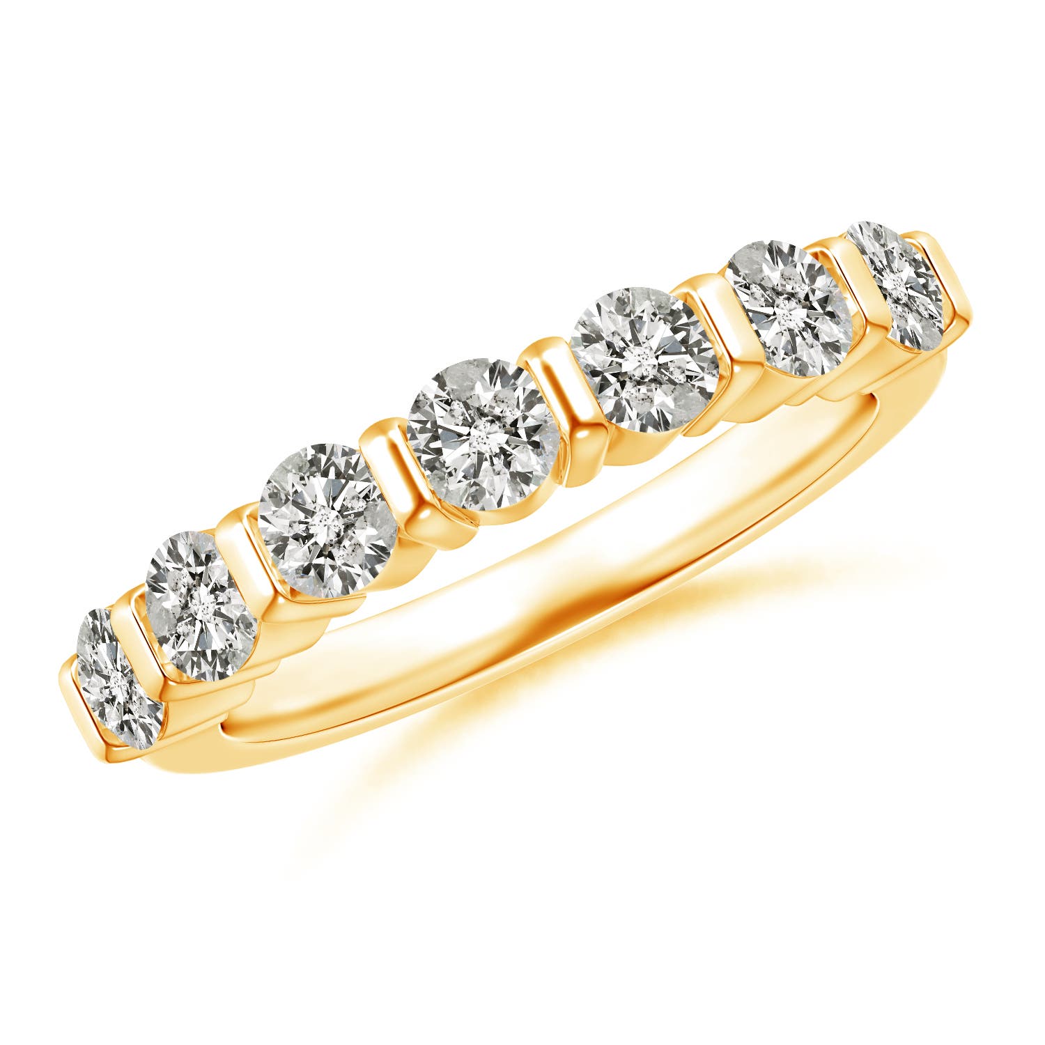 K, I3 / 1.02 CT / 14 KT Yellow Gold