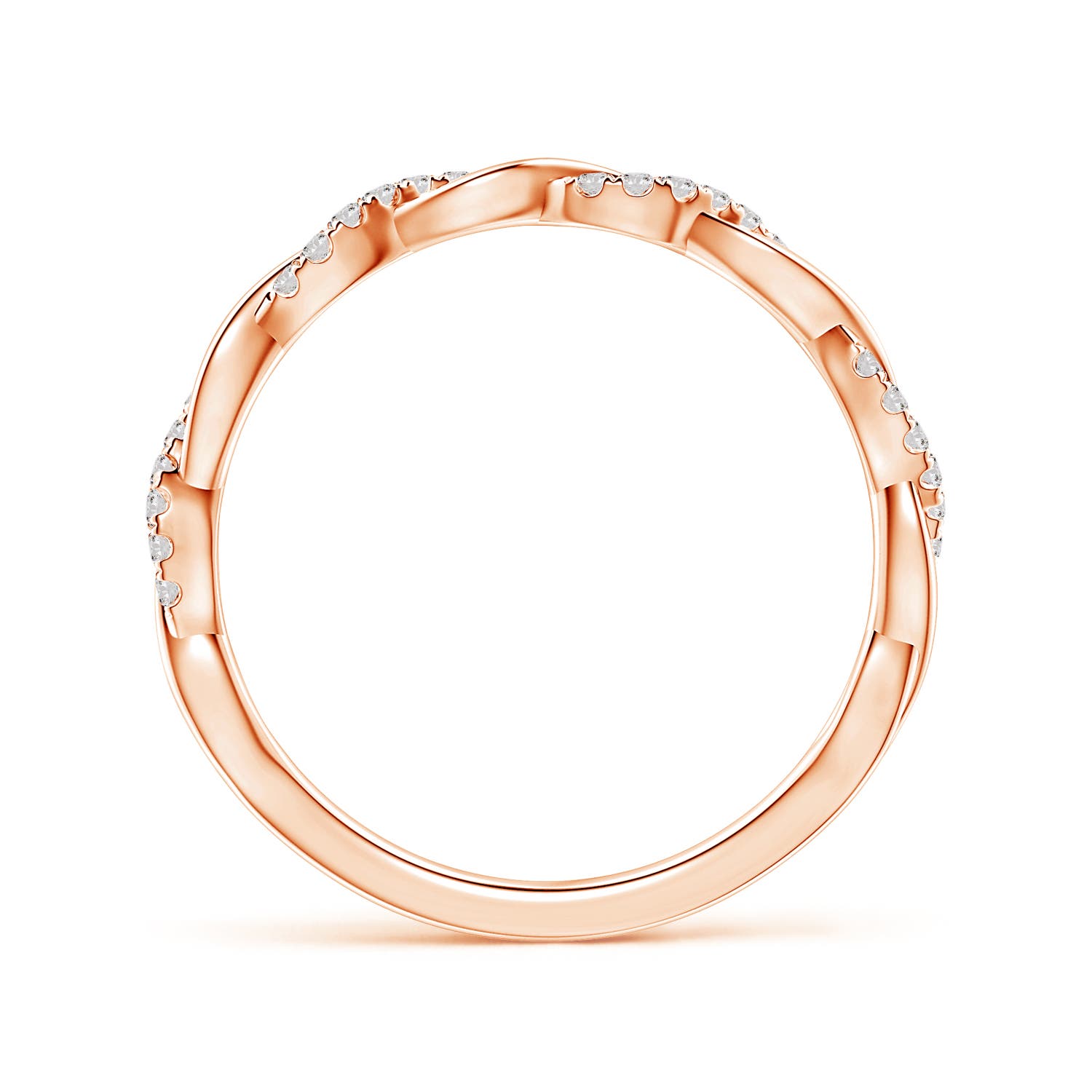 I-J, I1-I2 / 0.14 CT / 14 KT Rose Gold