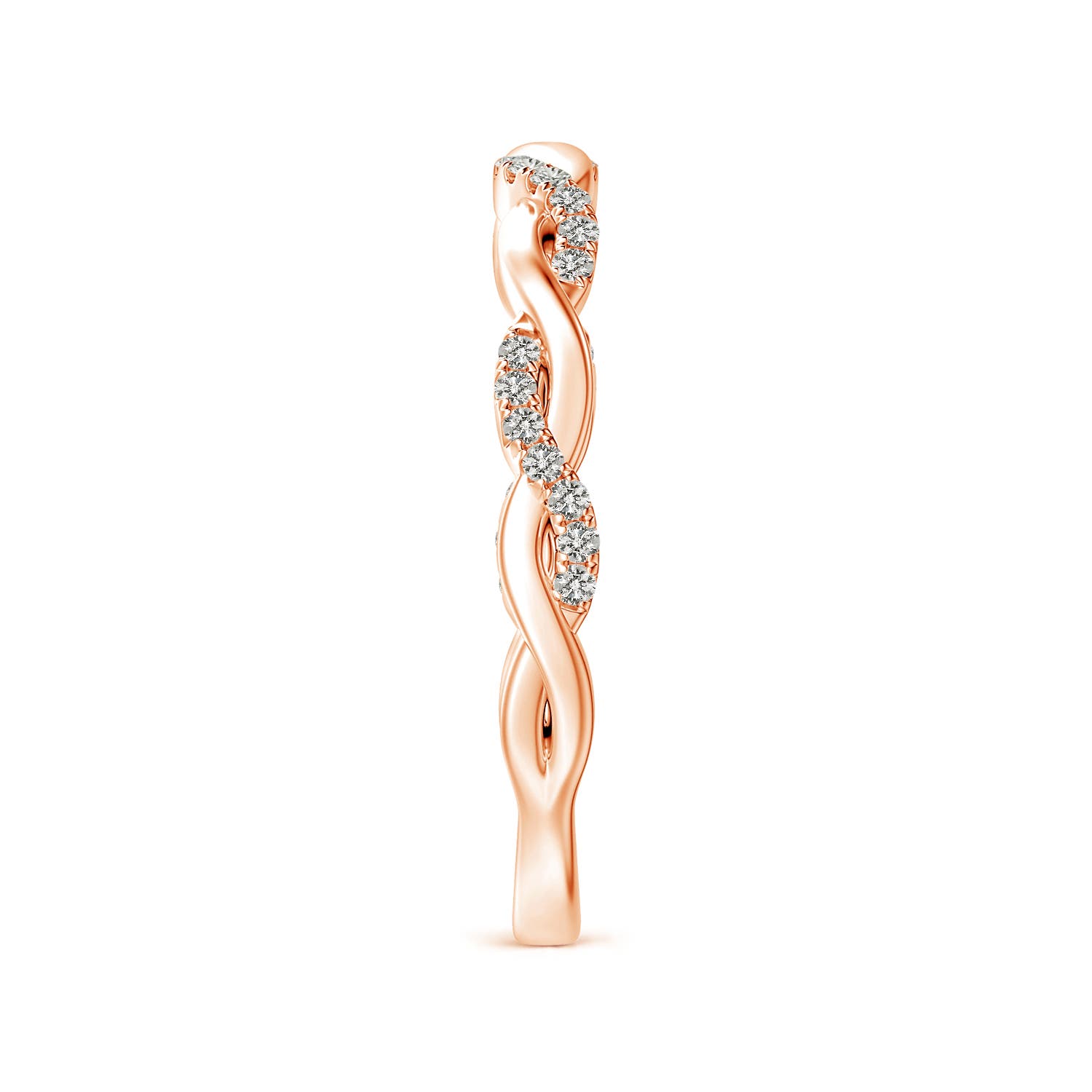 K, I3 / 0.14 CT / 14 KT Rose Gold