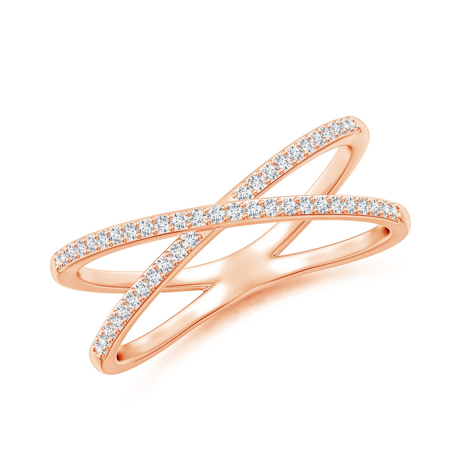 G, VS2 / 0.16 CT / 14 KT Rose Gold