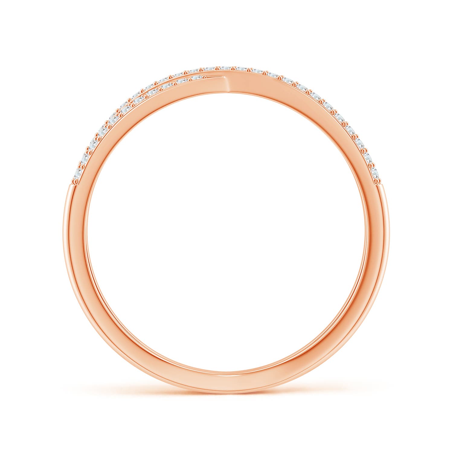 G, VS2 / 0.16 CT / 14 KT Rose Gold