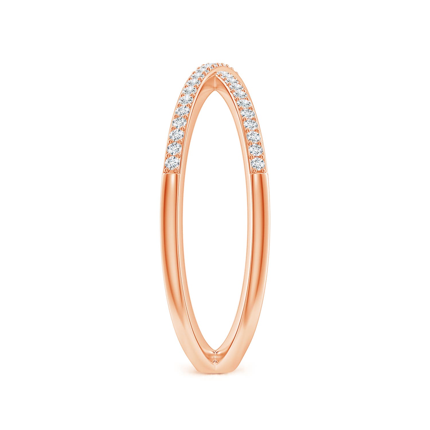 G, VS2 / 0.16 CT / 14 KT Rose Gold