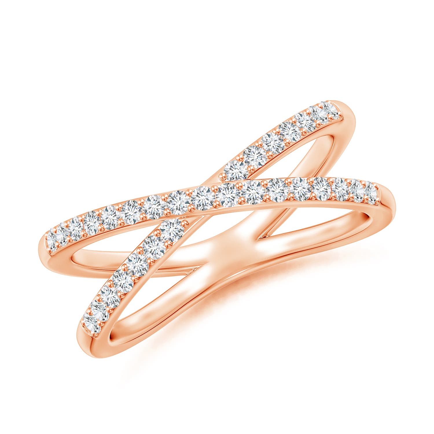 G, VS2 / 0.34 CT / 14 KT Rose Gold