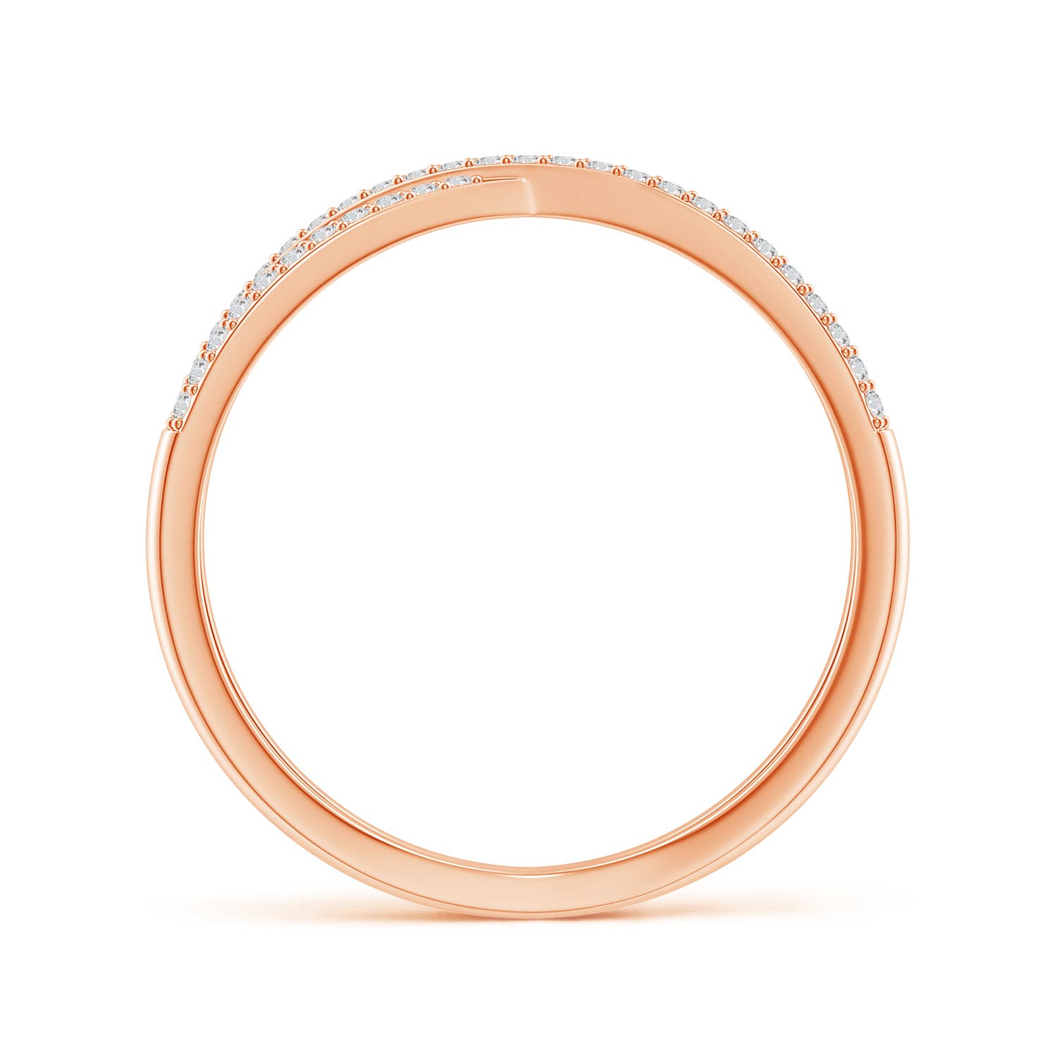 H, SI2 / 0.16 CT / 14 KT Rose Gold