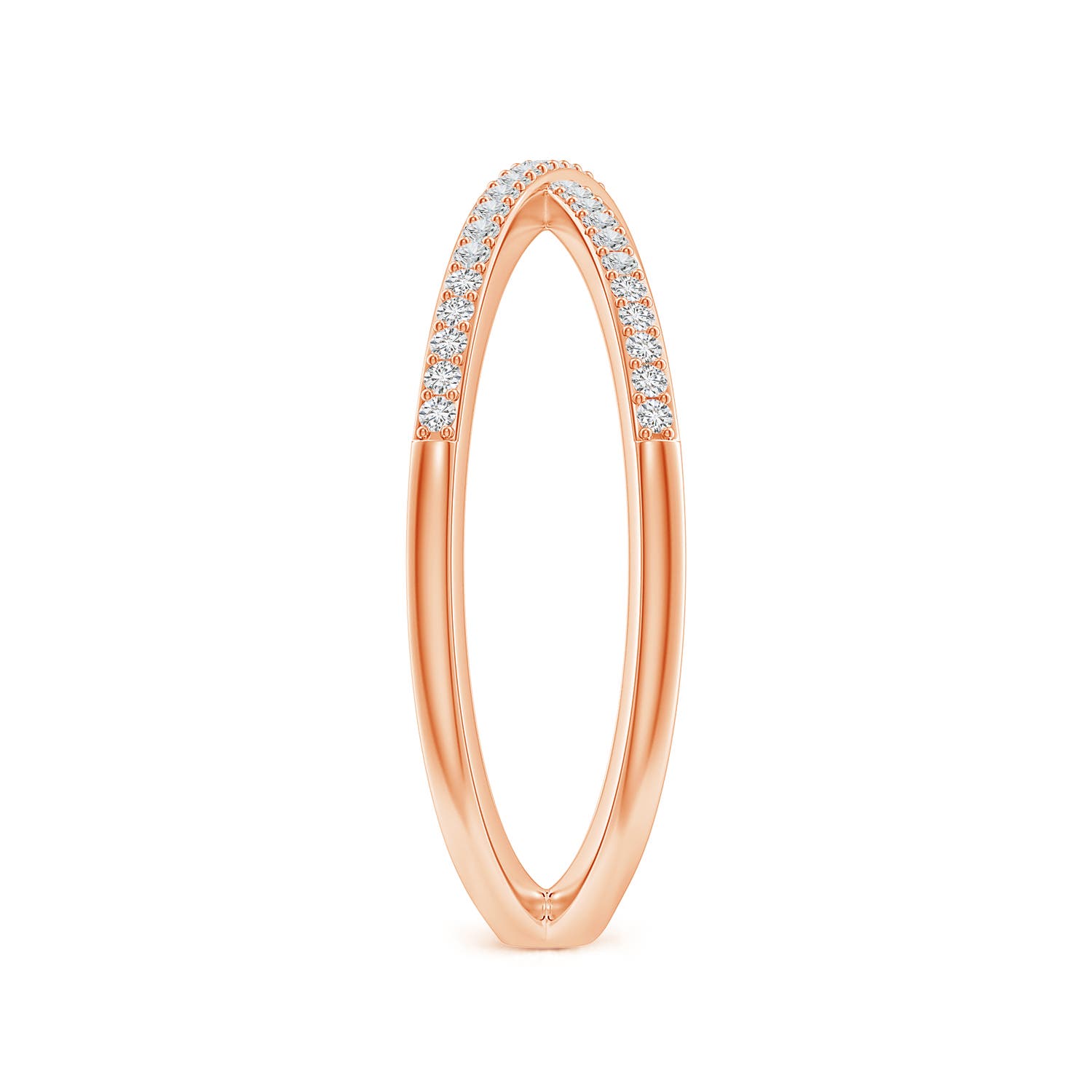 H, SI2 / 0.16 CT / 14 KT Rose Gold