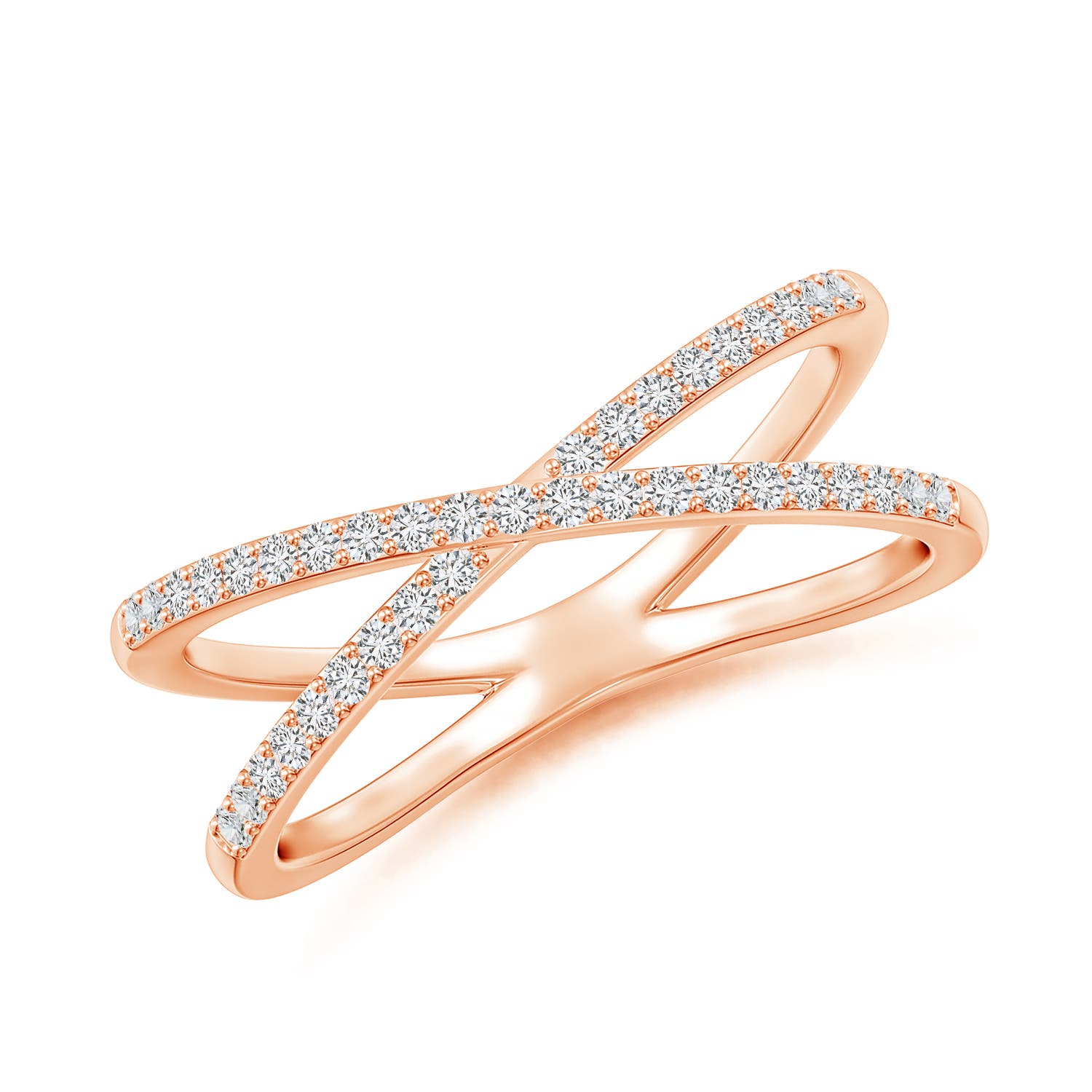 H, SI2 / 0.27 CT / 14 KT Rose Gold