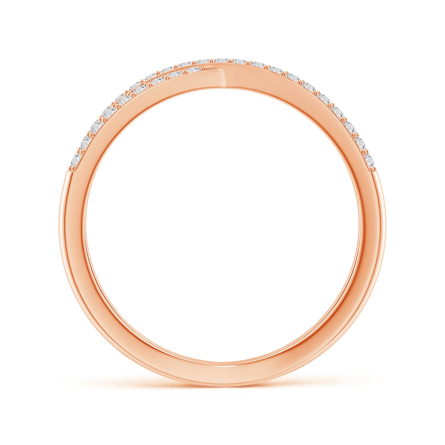 H, SI2 / 0.27 CT / 14 KT Rose Gold