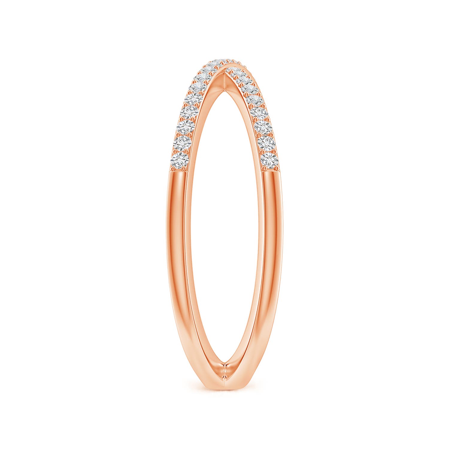 H, SI2 / 0.27 CT / 14 KT Rose Gold