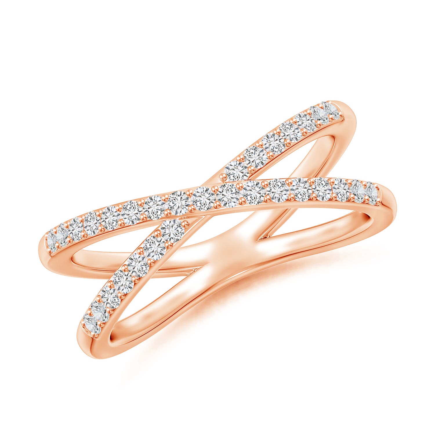 H, SI2 / 0.34 CT / 14 KT Rose Gold