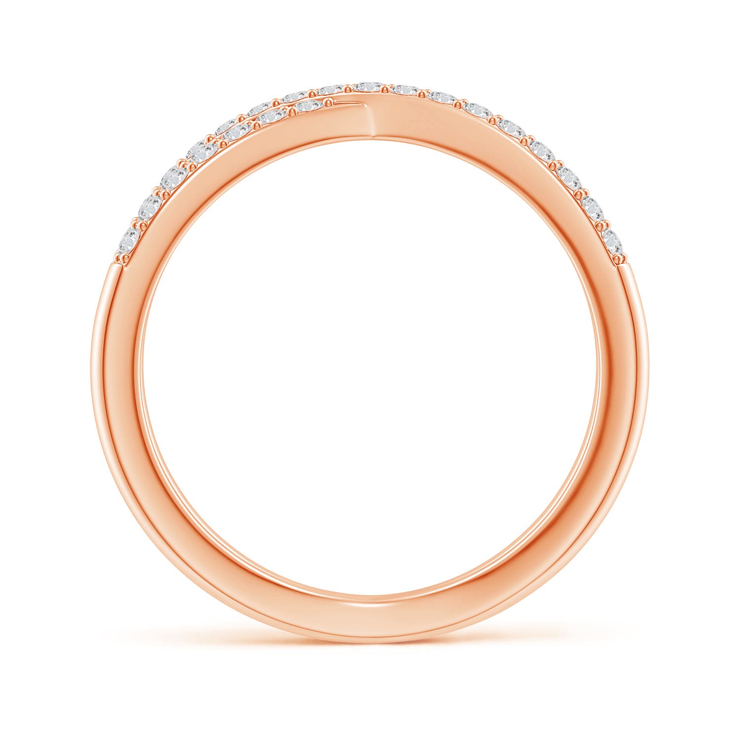 H, SI2 / 0.34 CT / 14 KT Rose Gold