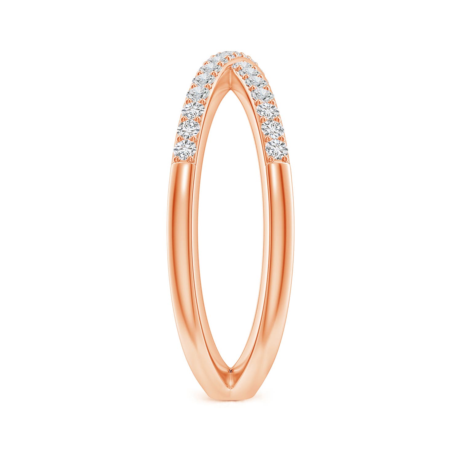 H, SI2 / 0.34 CT / 14 KT Rose Gold